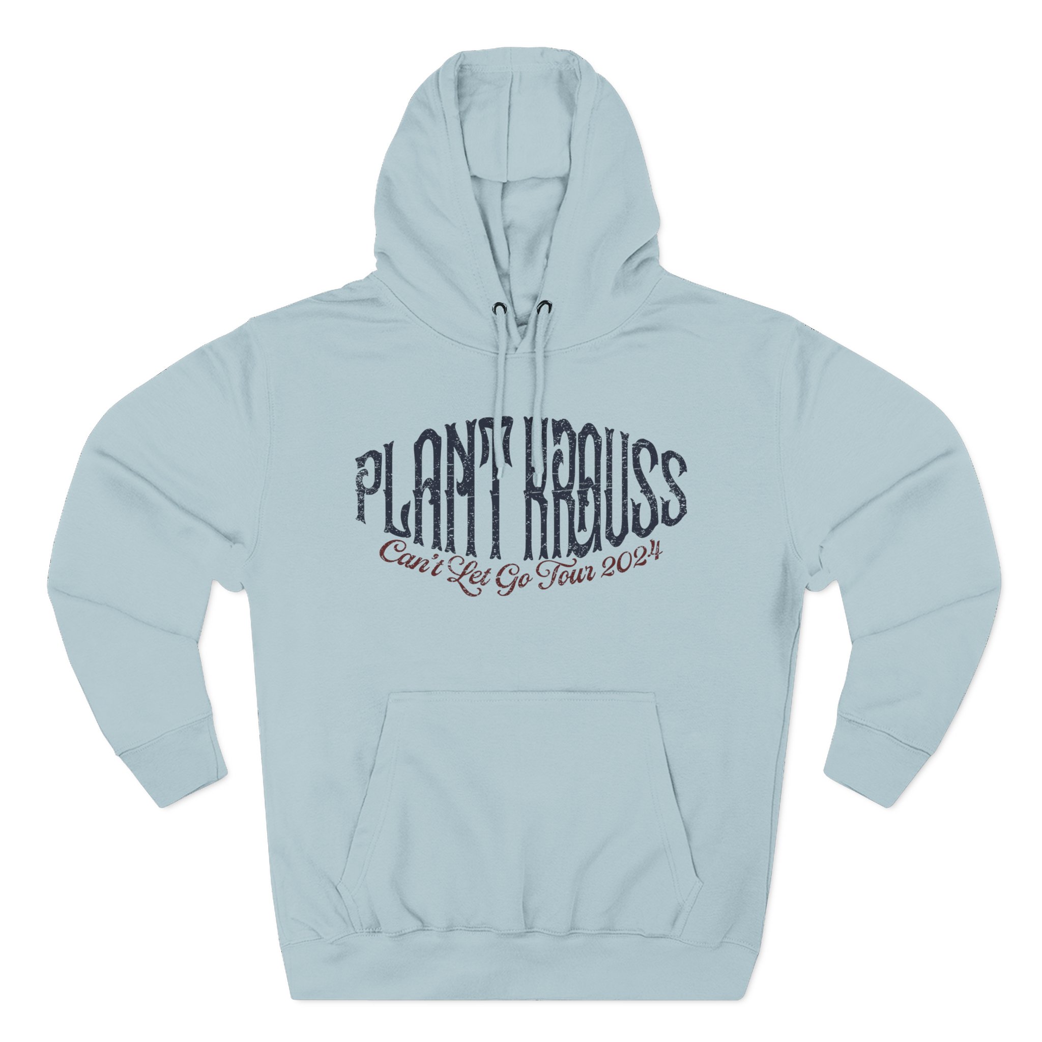 Robert Plant Inflated Type Three-Panel Fleece Hoodie