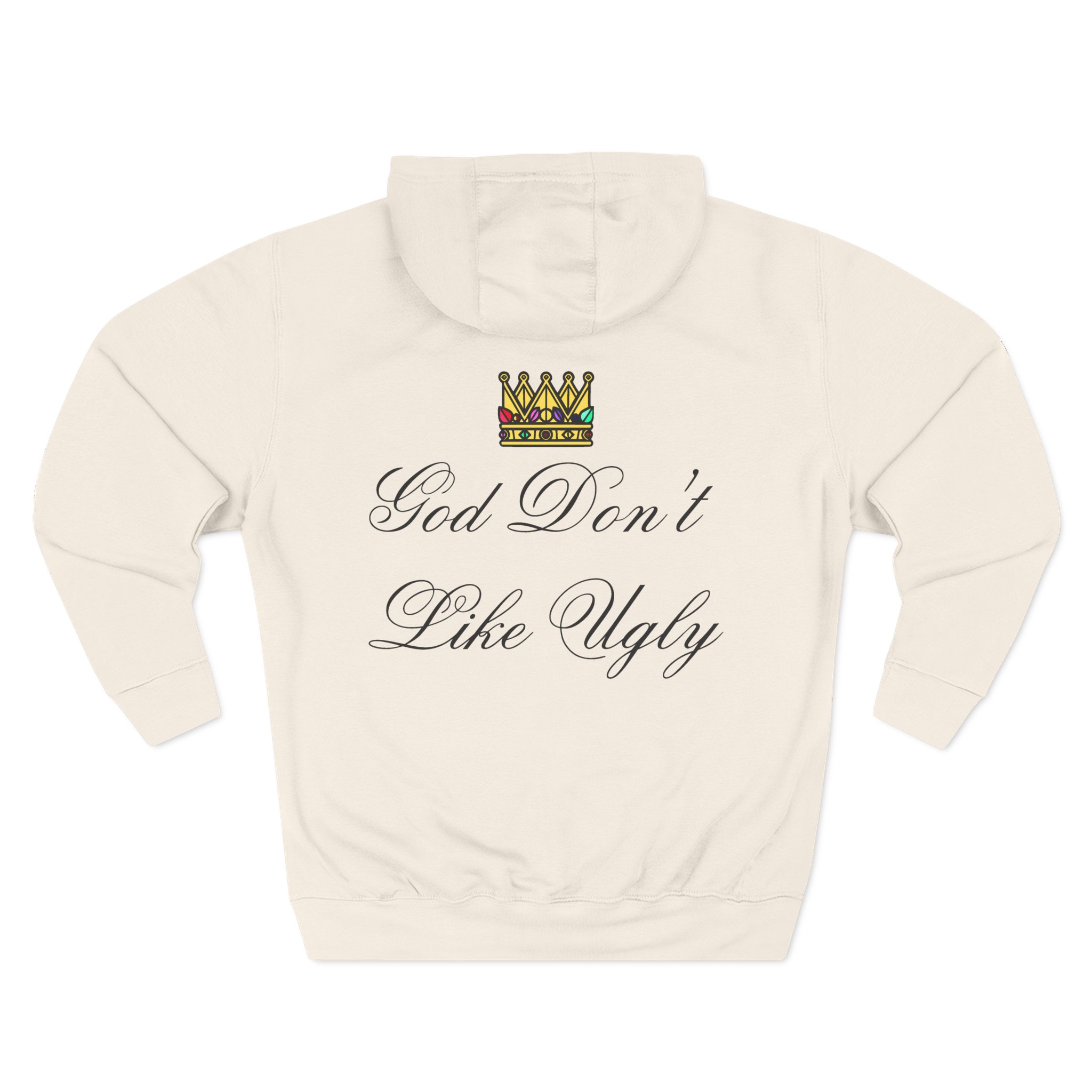 Shindy Three-Panel Fleece Hoodie