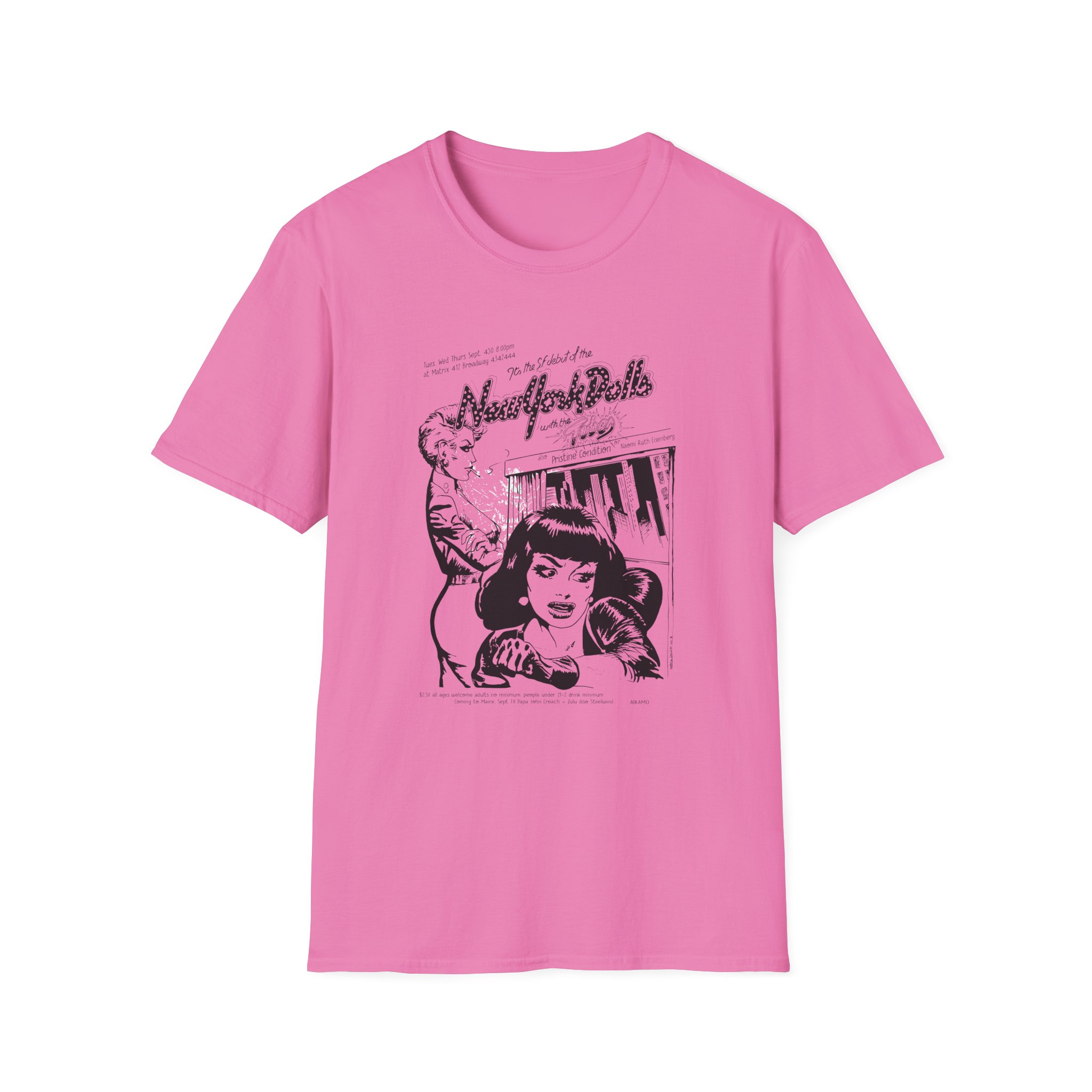New York Dolls Unisex Softstyle T-Shirt