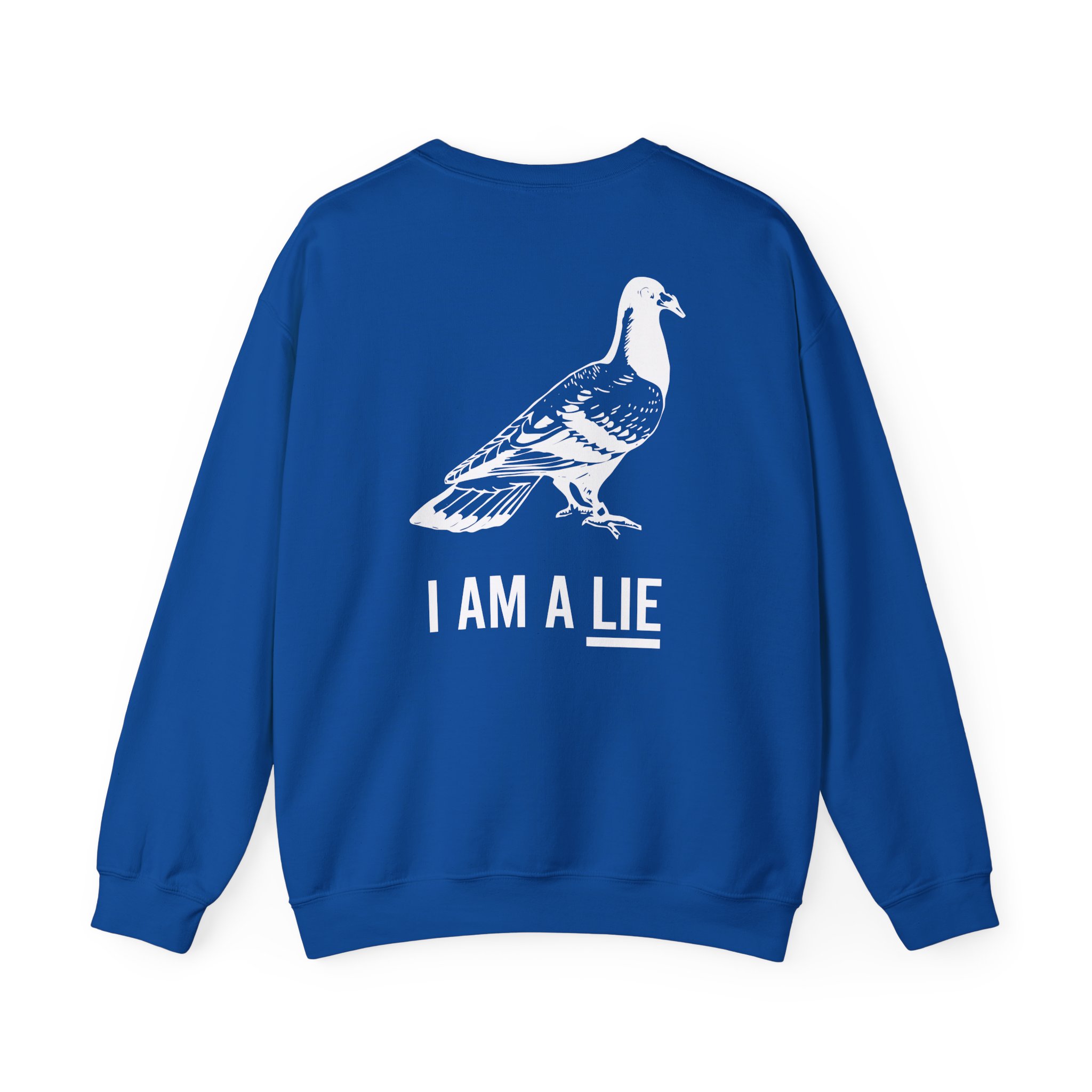 Birds Arent Real I am a Lie Unisex Heavy Blendâ„¢ Crewneck Sweatshirt