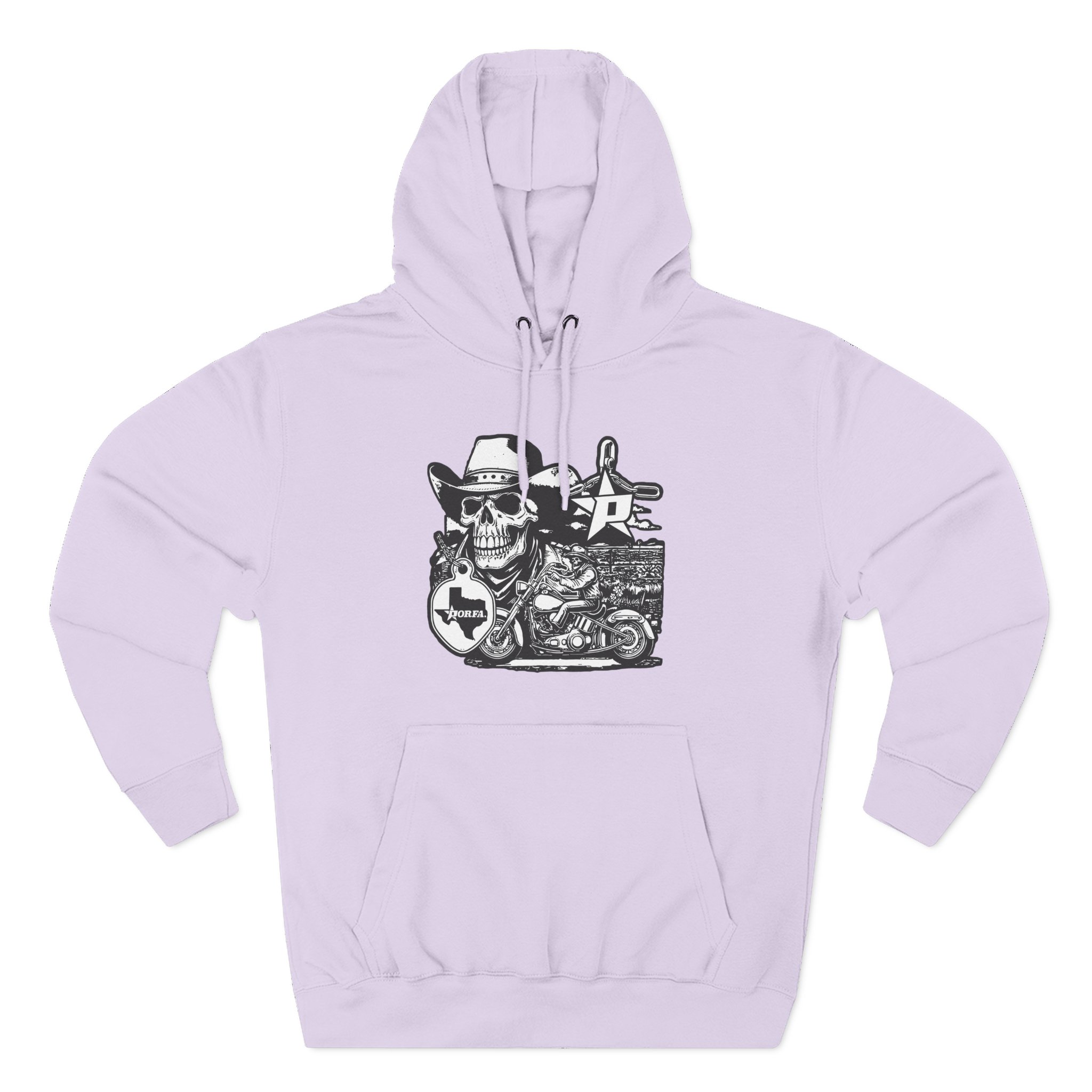 Porfa Texas Ride Three-Panel Fleece Hoodie