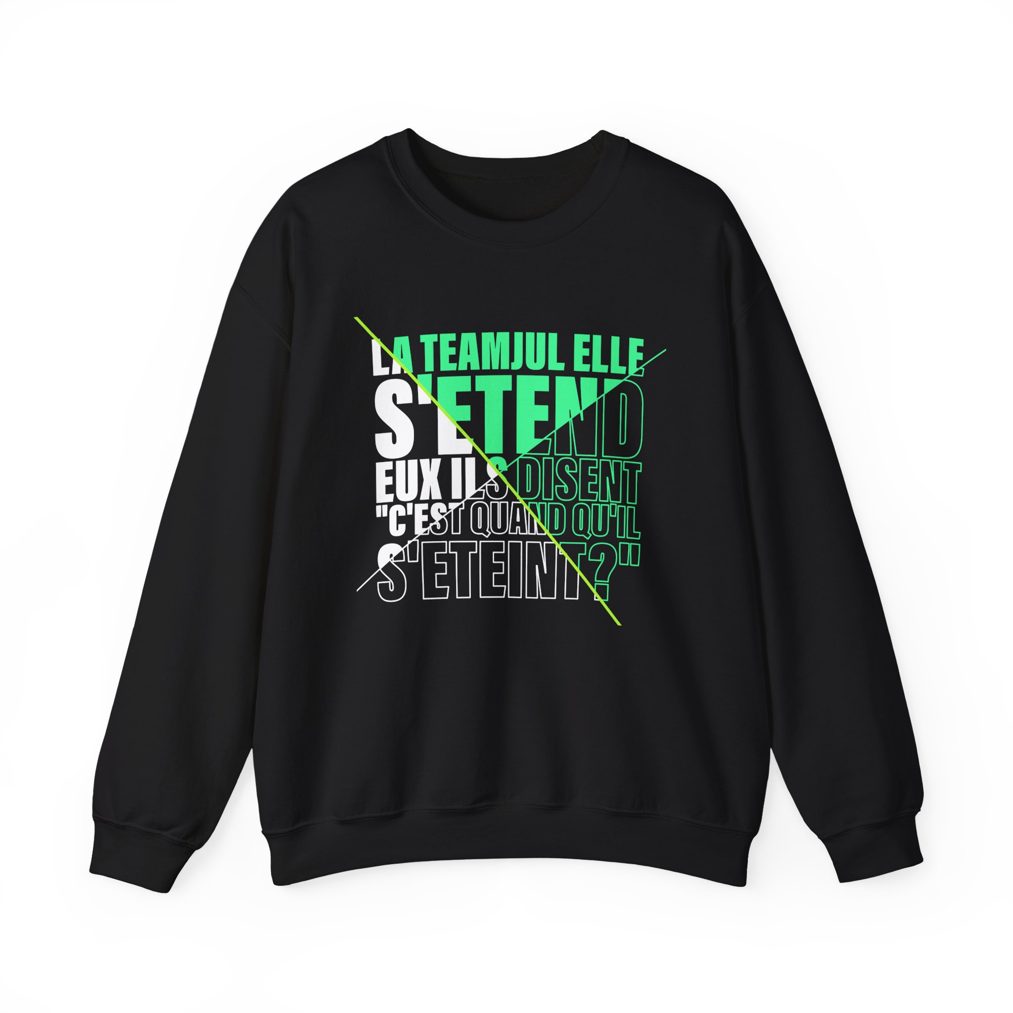 Jul C'est Quand Qu'il S'étein Unisex Heavy Blend™ Crewneck Sweatshirt