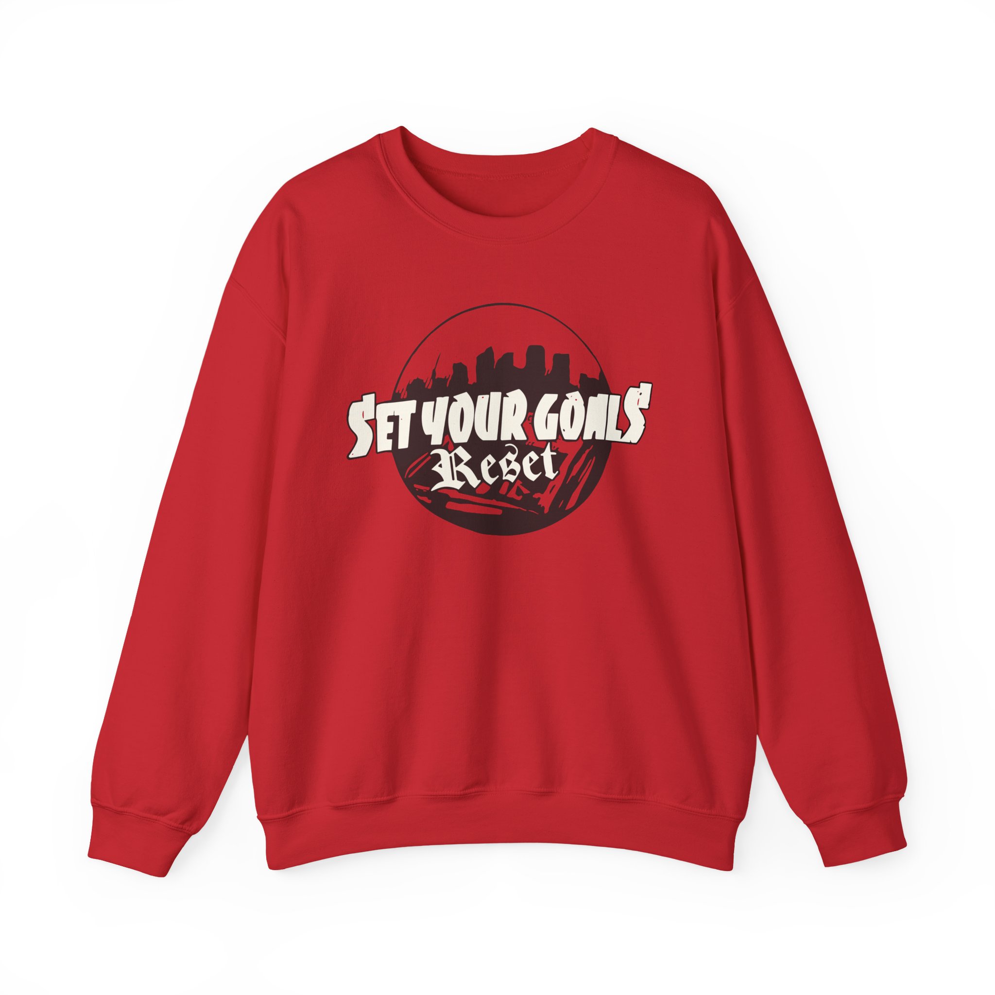 Set Your Goals Reset Unisex Heavy Blendâ„¢ Crewneck Sweatshirt