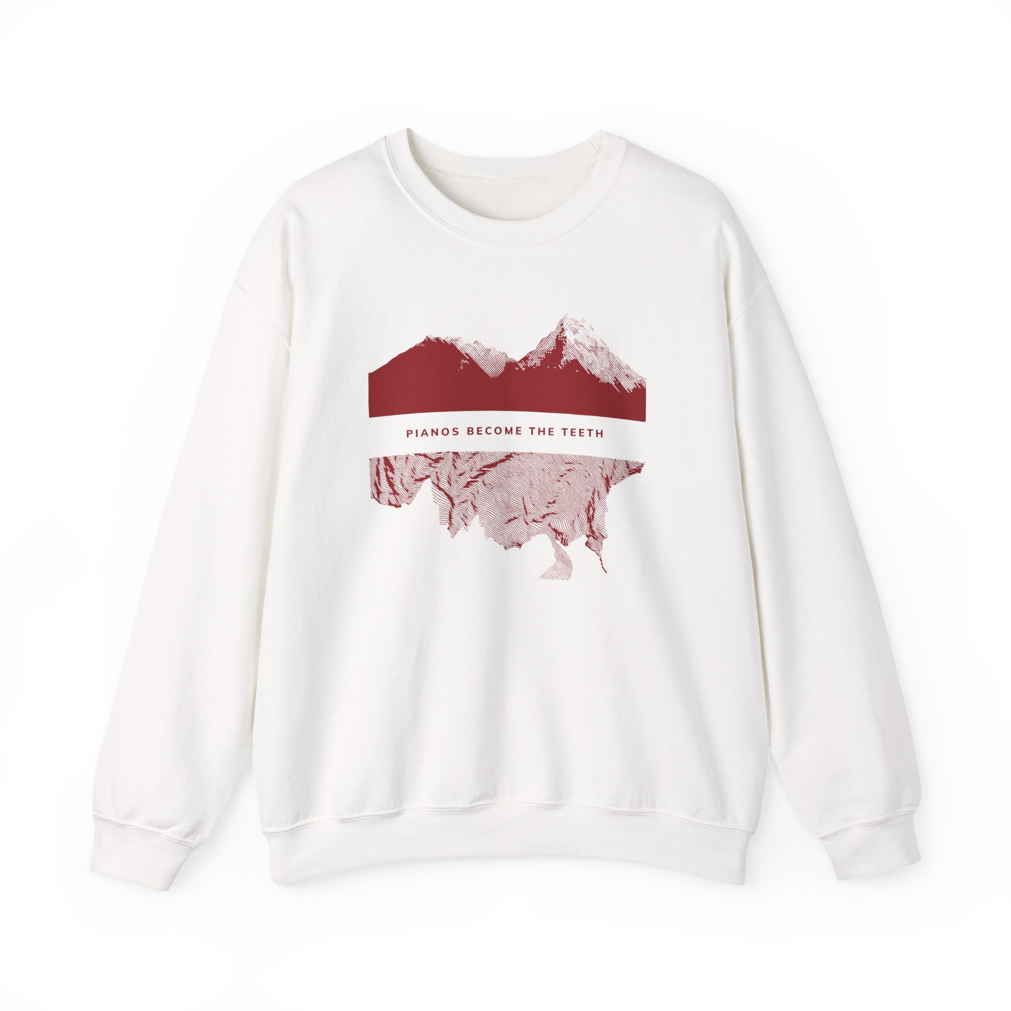 Pianos Become the Teeth Mountains Unisex Heavy Blendâ„¢ Crewneck Sweatshirt