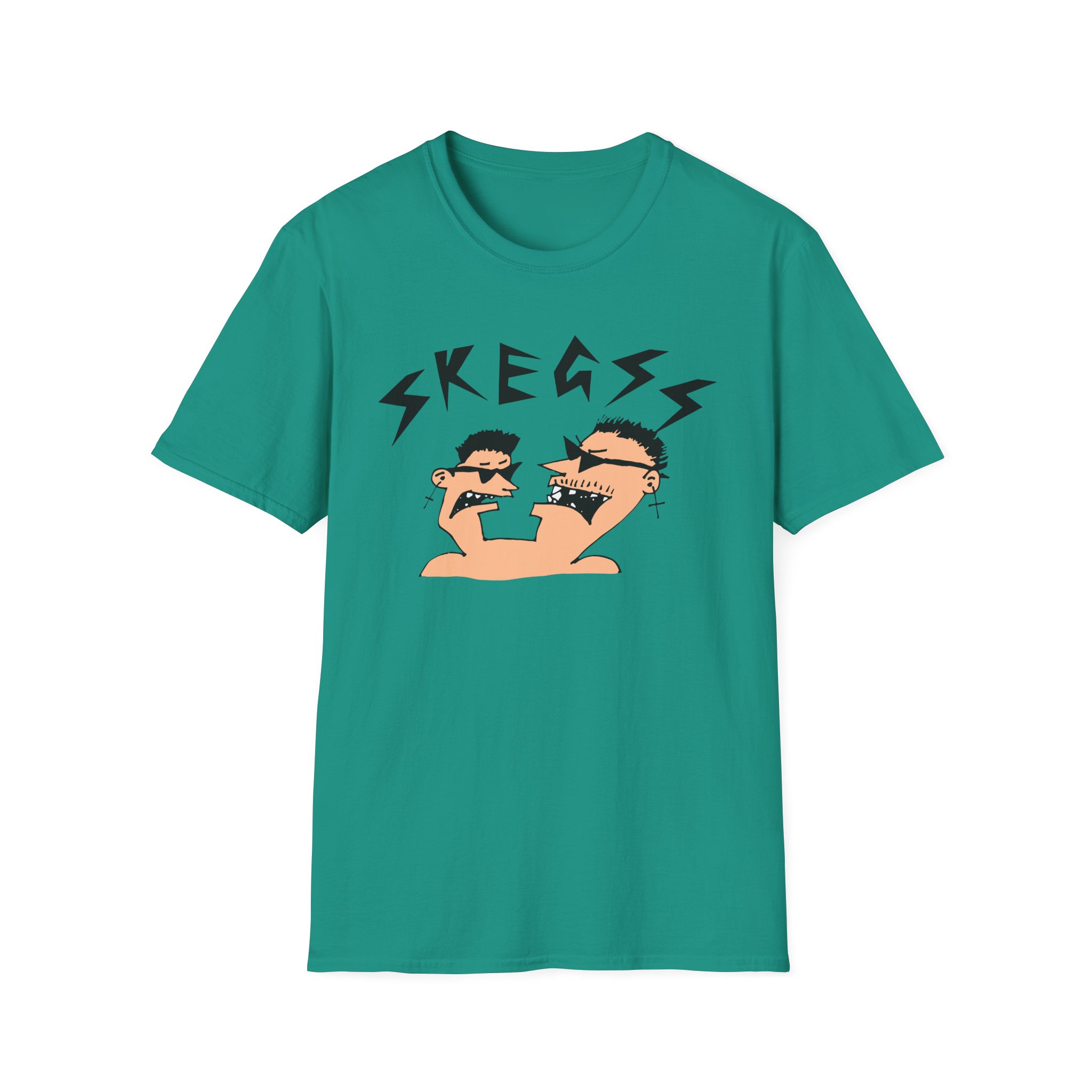 Skegss Two Heads Unisex Softstyle T-Shirt