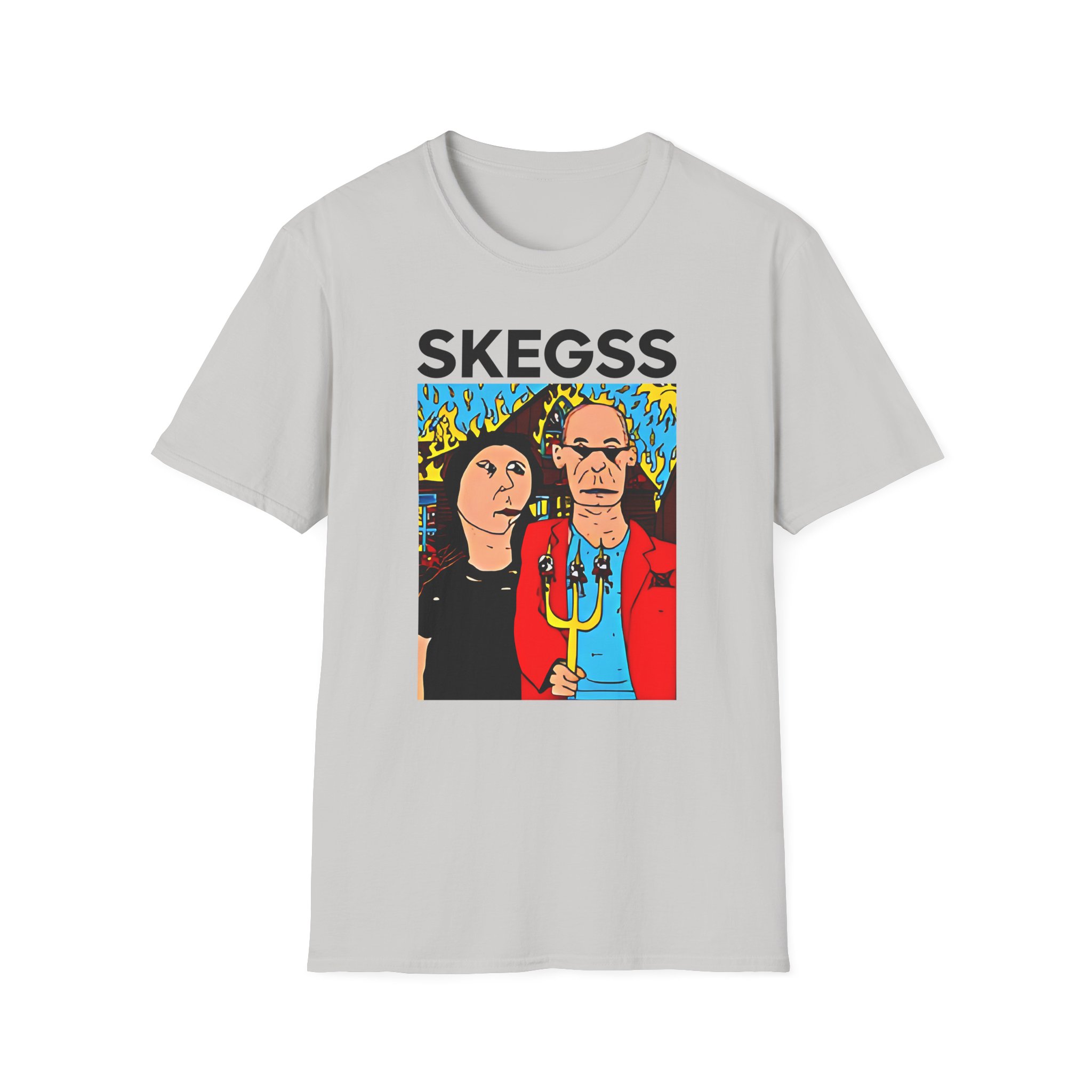 Skegss Gothic America Unisex Softstyle T-Shirt