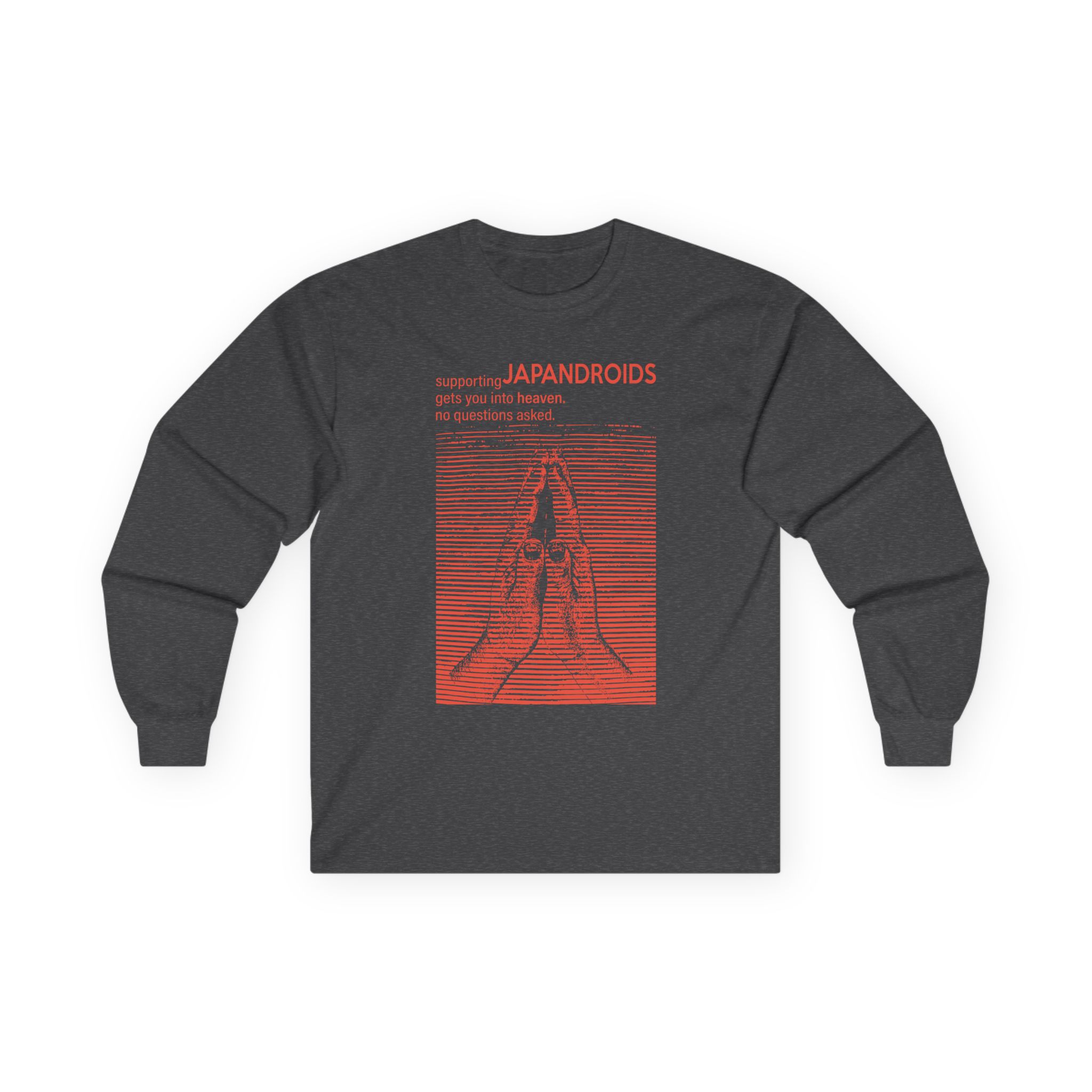 Supporting Japandroids Gets You Into Heaven No Questions Asked Unisex Ultra Cotton Long Sleeve Tee