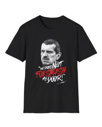 Haas F1 Foksmash-face Unisex Softstyle T-Shirt
