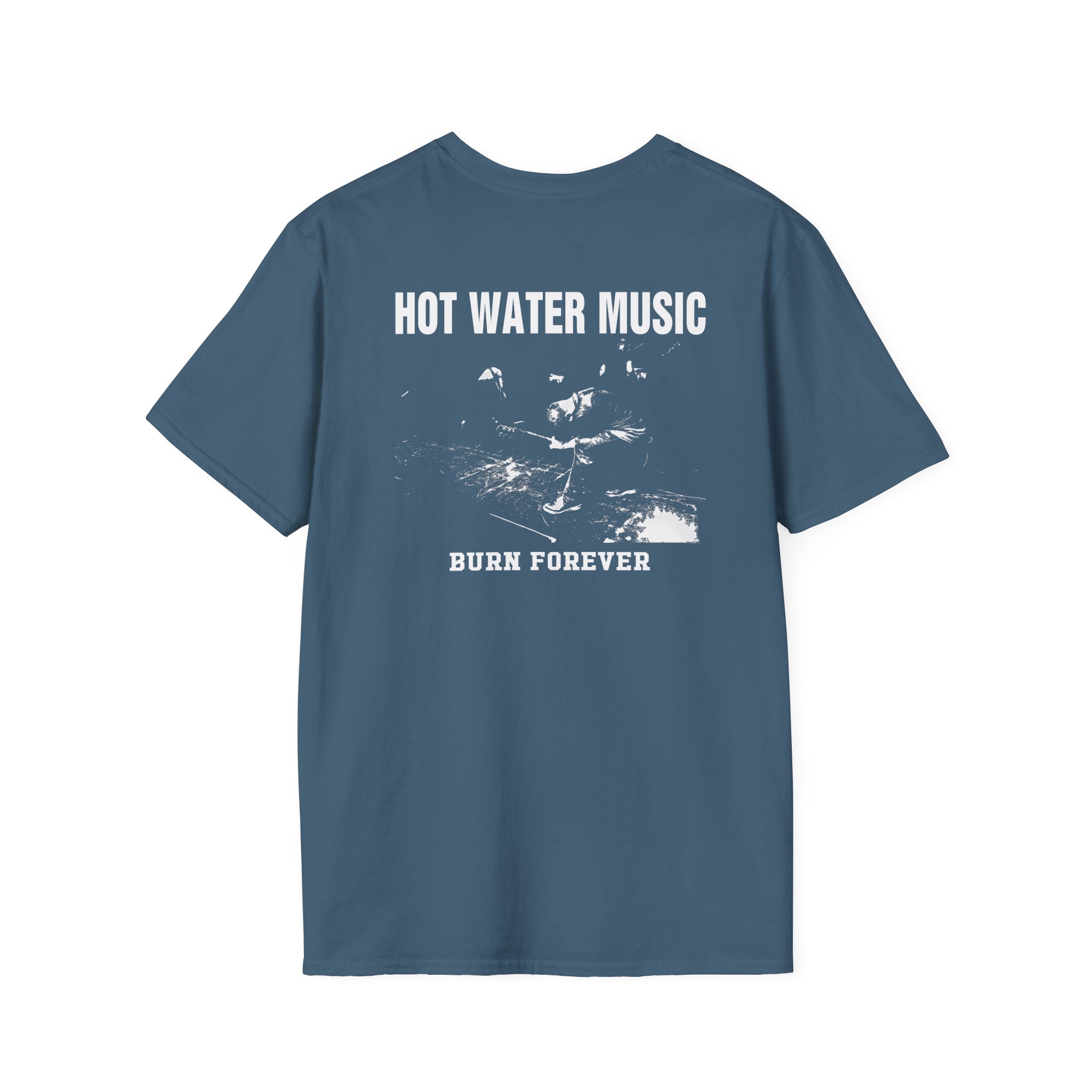 Hot Water Music Burn Forever Unisex Softstyle T-Shirt