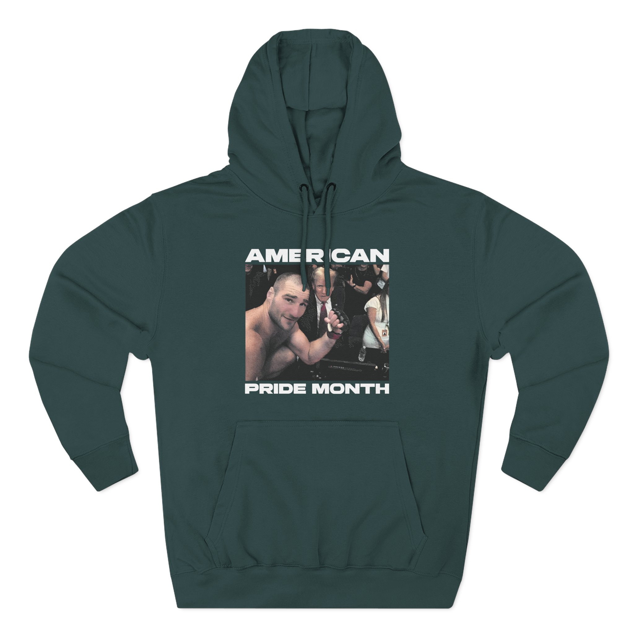 Sean Strickland American Pride Month Three-Panel Fleece Hoodie