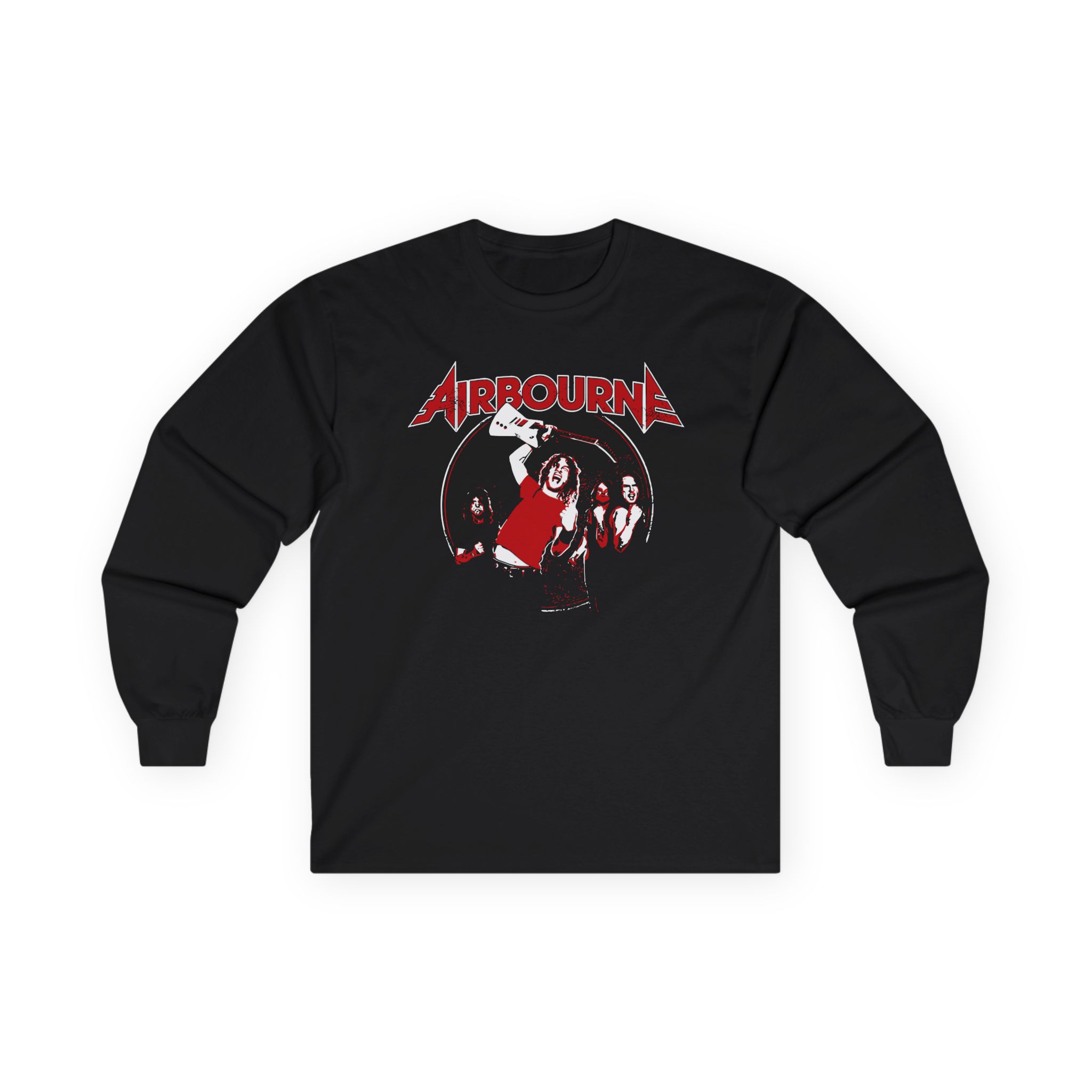 Airbourne Fist Pumping Unisex Ultra Cotton Long Sleeve Tee