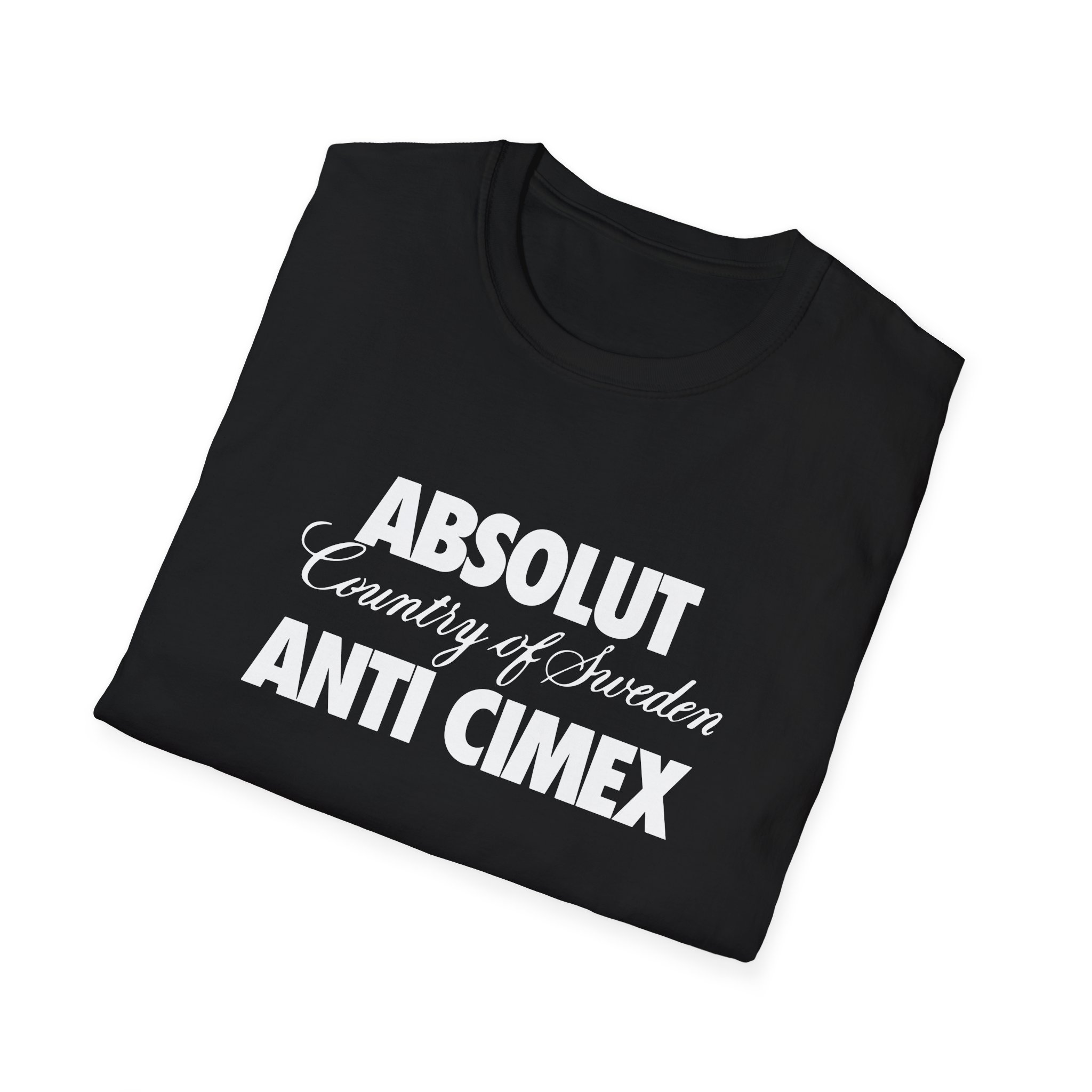Anti Cimex Absolut Country of Sweden Unisex Softstyle T-shirt