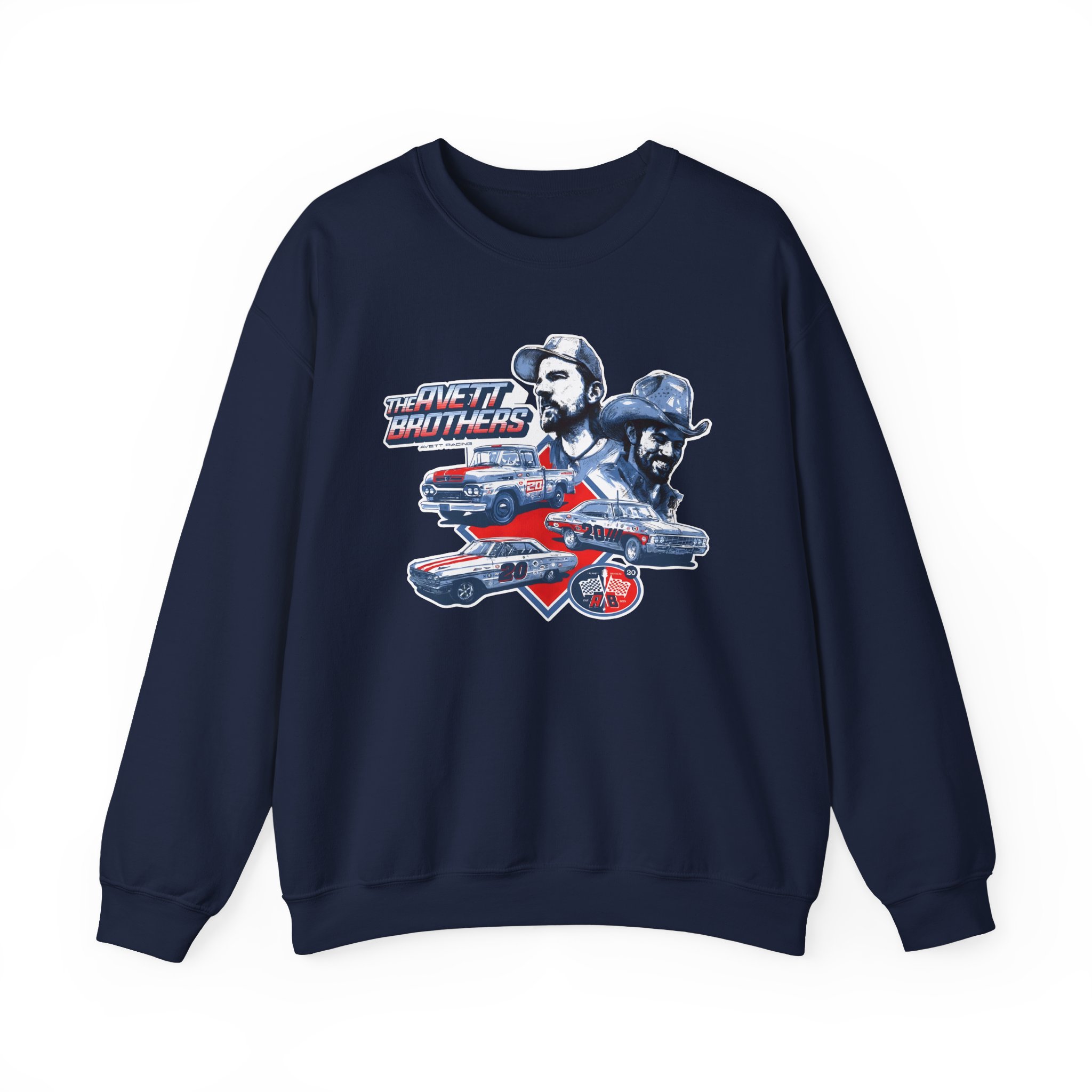 Avett Brothers Vintage Car Unisex Heavy Blendâ„¢ Crewneck Sweatshirt