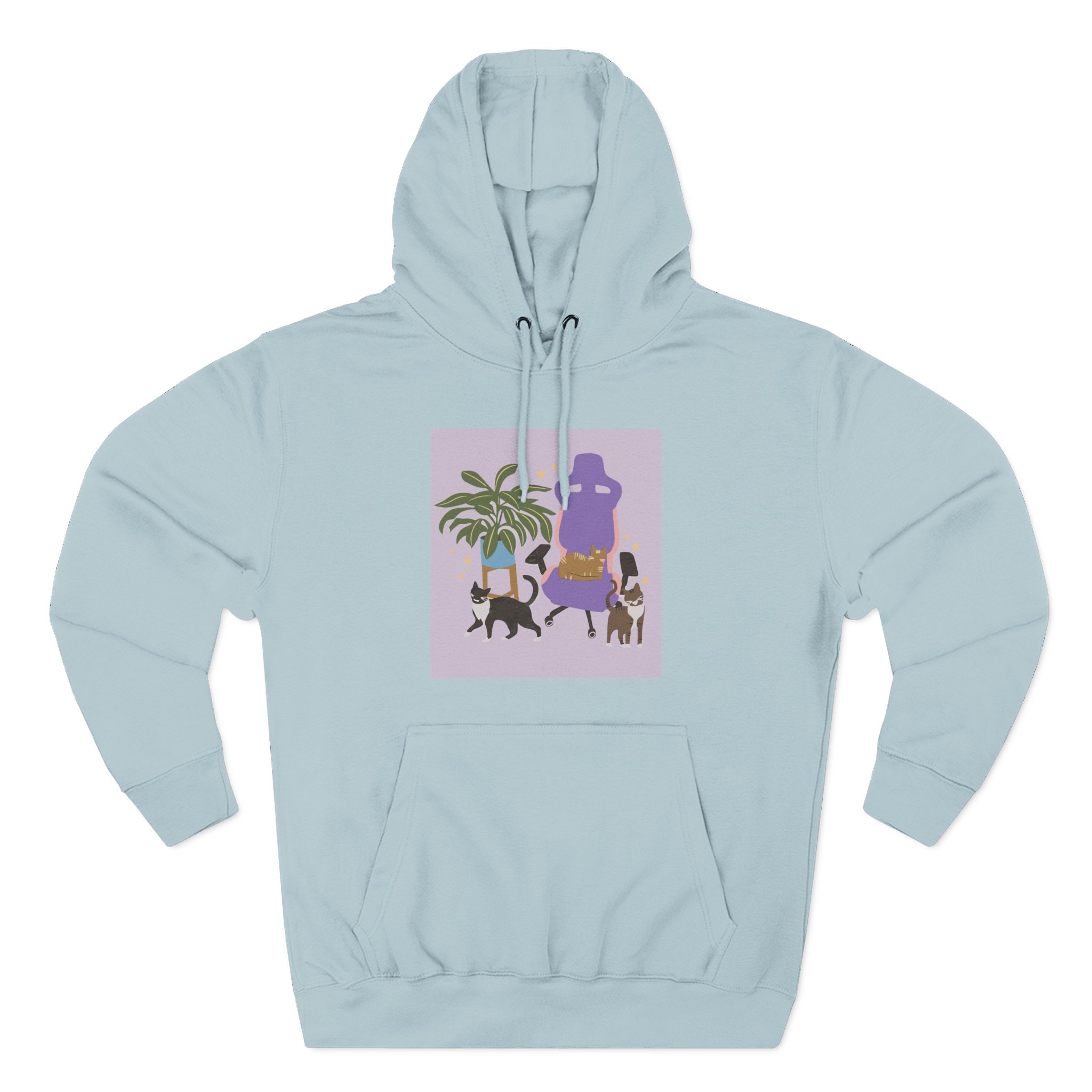 Lilsimsie Three-Panel Fleece Hoodie