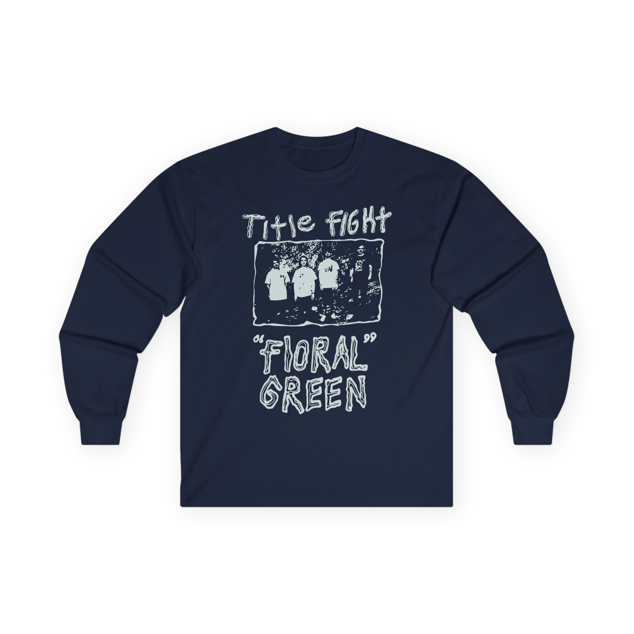 Title Fight Floral Green Unisex Ultra Cotton Long Sleeve Tee