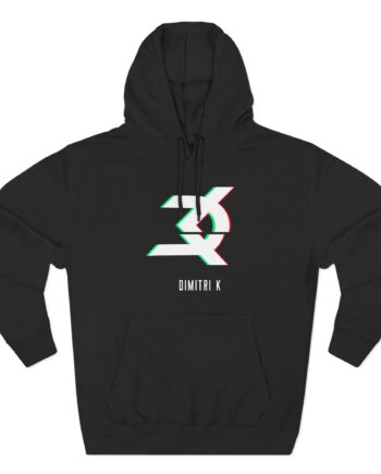 Dimitri K Three-Panel Fleece Hoodie