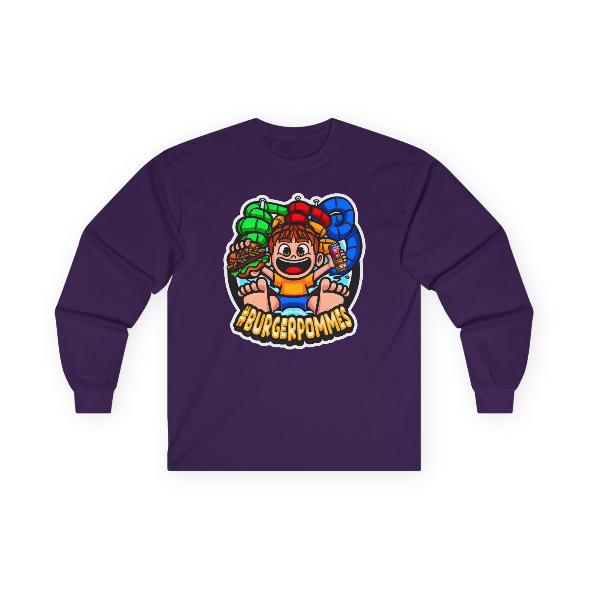 Burger Pommes Unisex Ultra Cotton Long Sleeve Tee