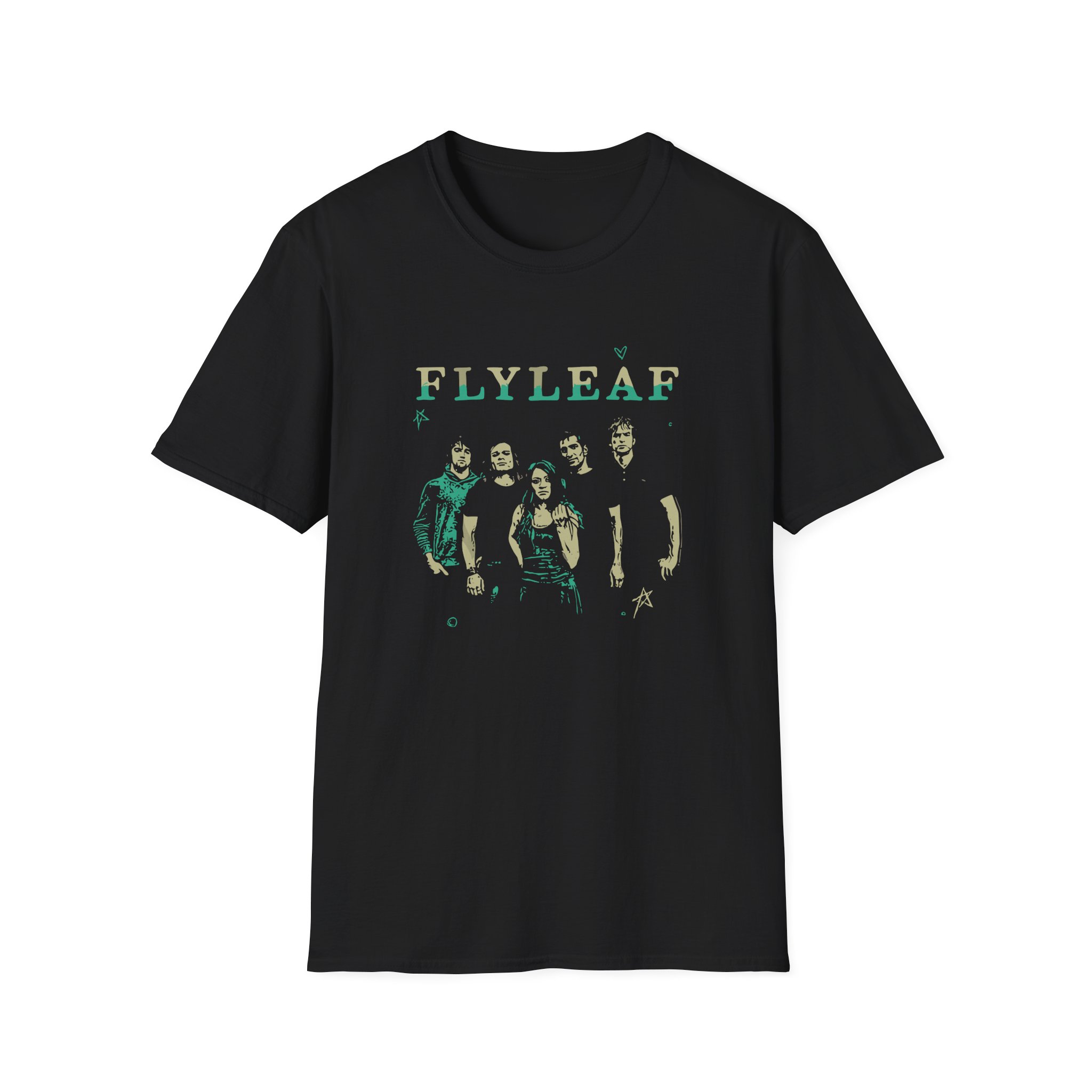 Flyleaf Group Photo Unisex Softstyle T-Shirt