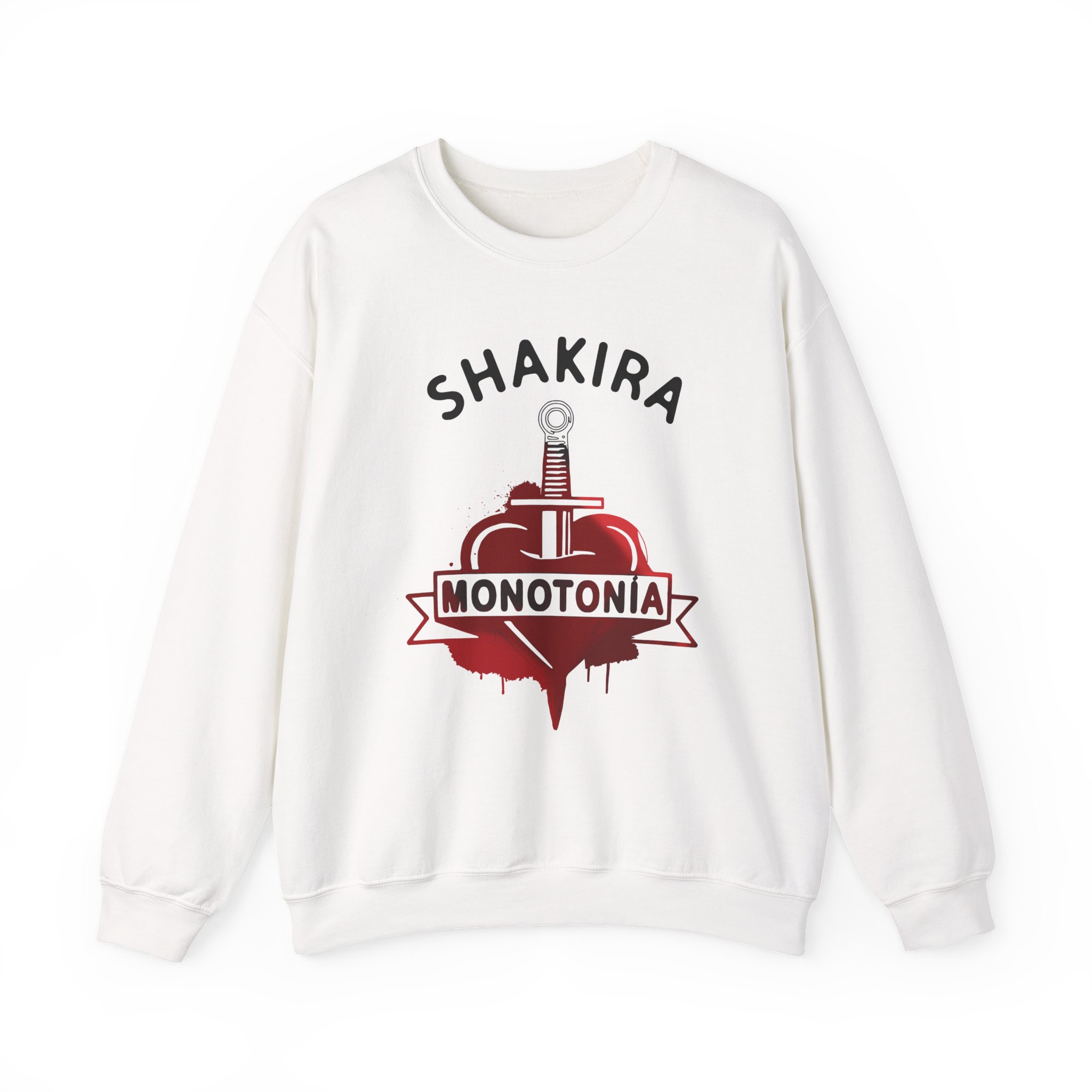 Shakira MonotonĂa Unisex Heavy Blendâ„¢ Crewneck Sweatshirt