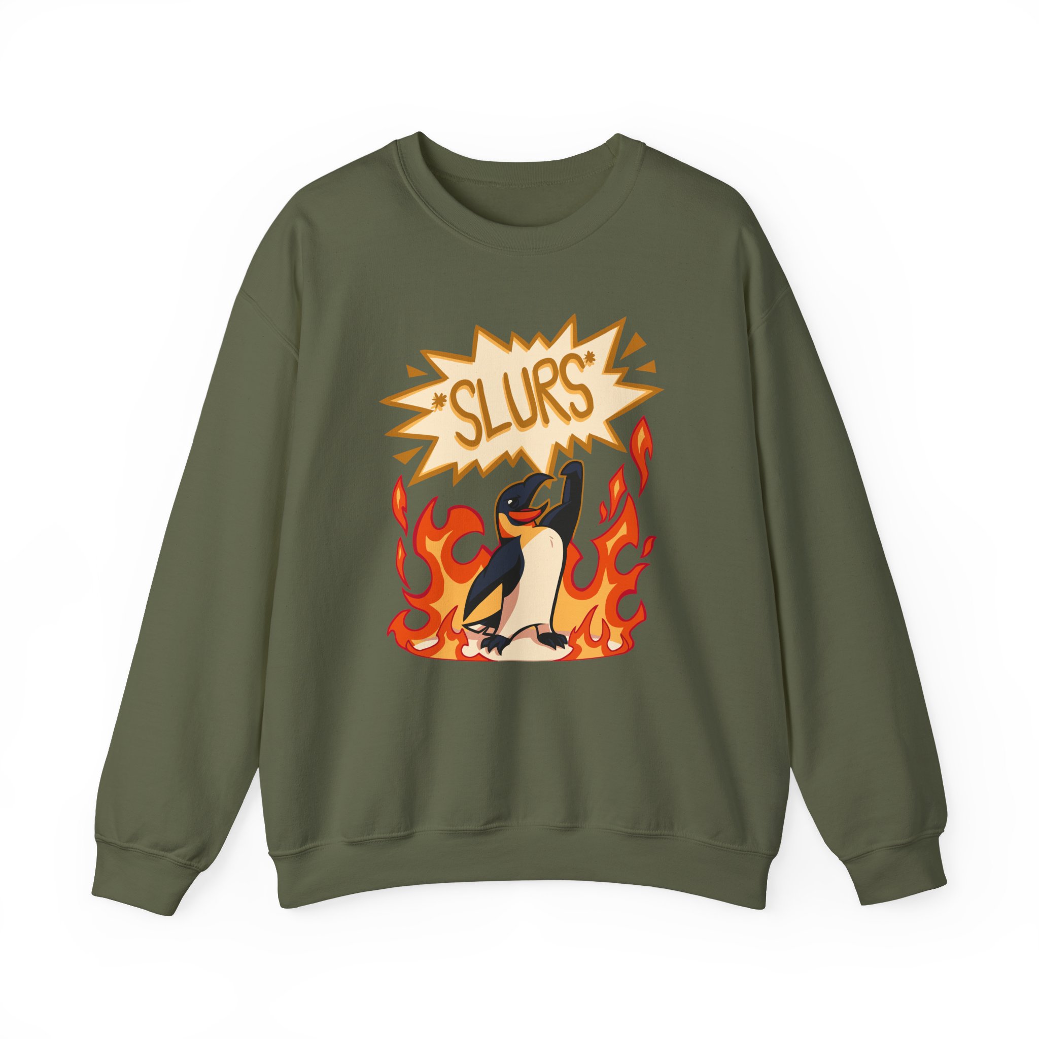 Vivziepop Slurs Unisex Heavy Blendâ„¢ Crewneck Sweatshirt
