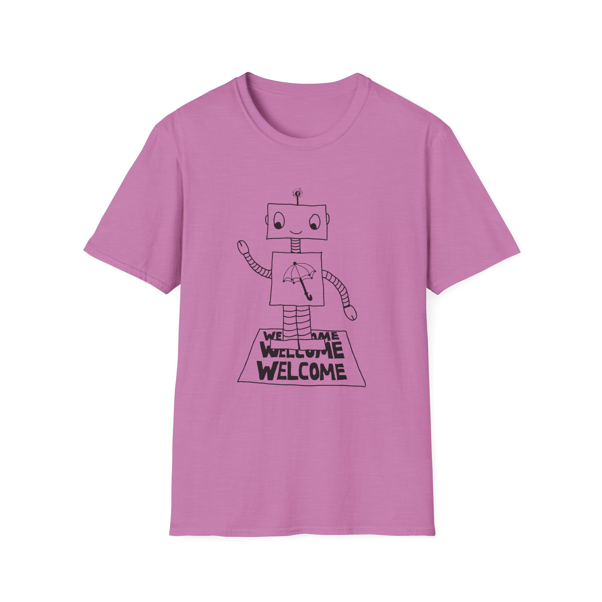 Armchair Expert Robot Unisex Softstyle T-Shirt