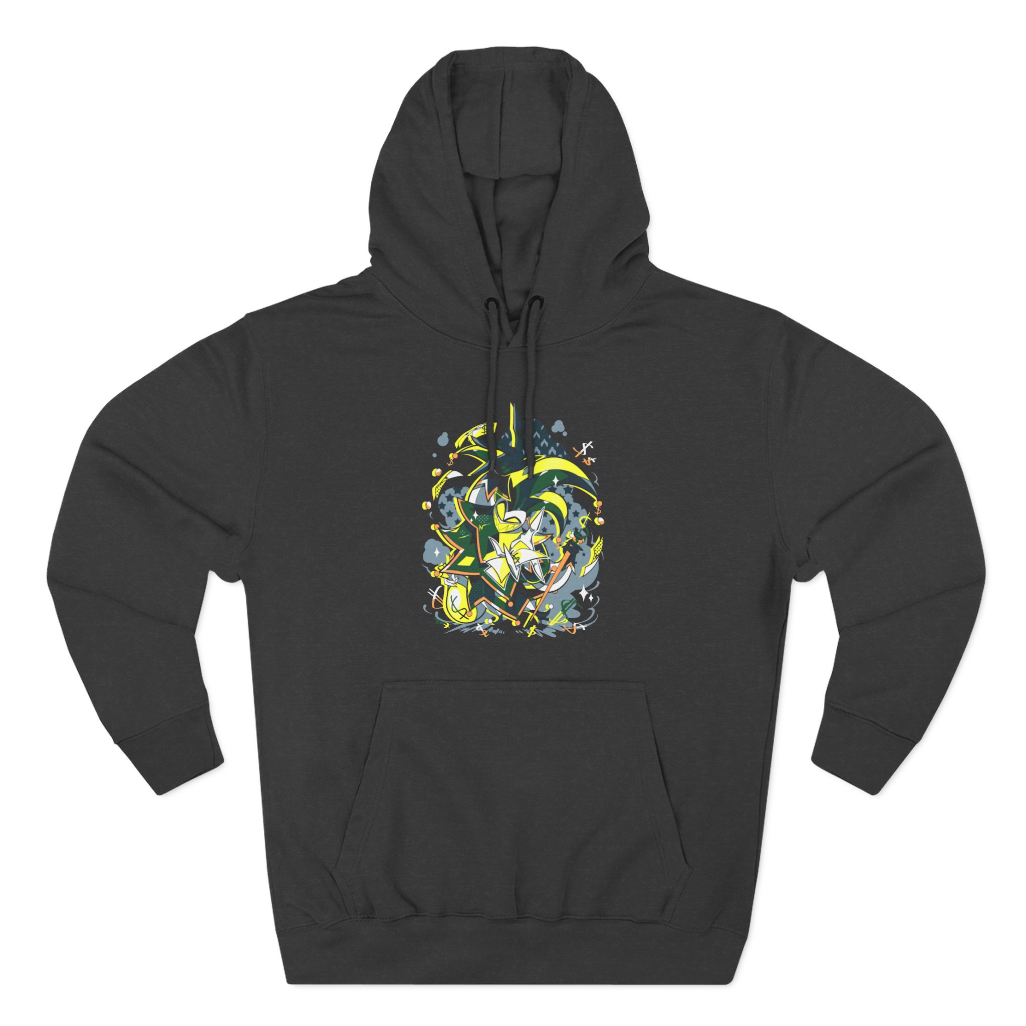 Vivziepop Mammon Three-Panel Fleece Hoodie