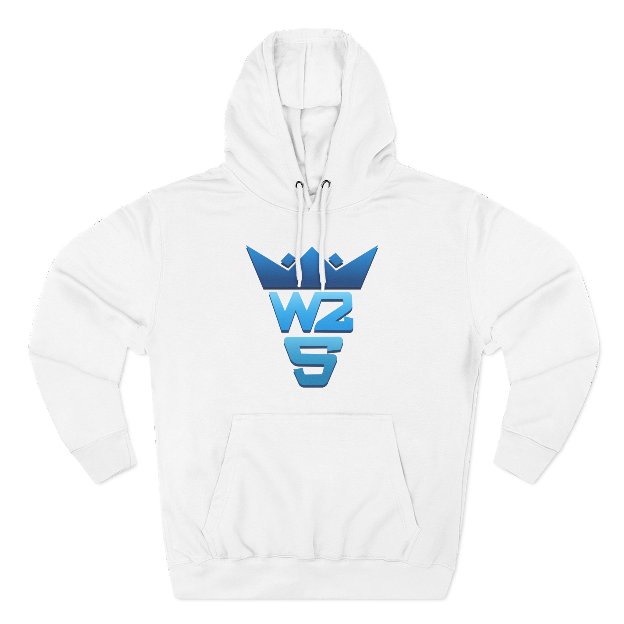 Zerkaa W2s Logo Three-Panel Fleece Hoodie