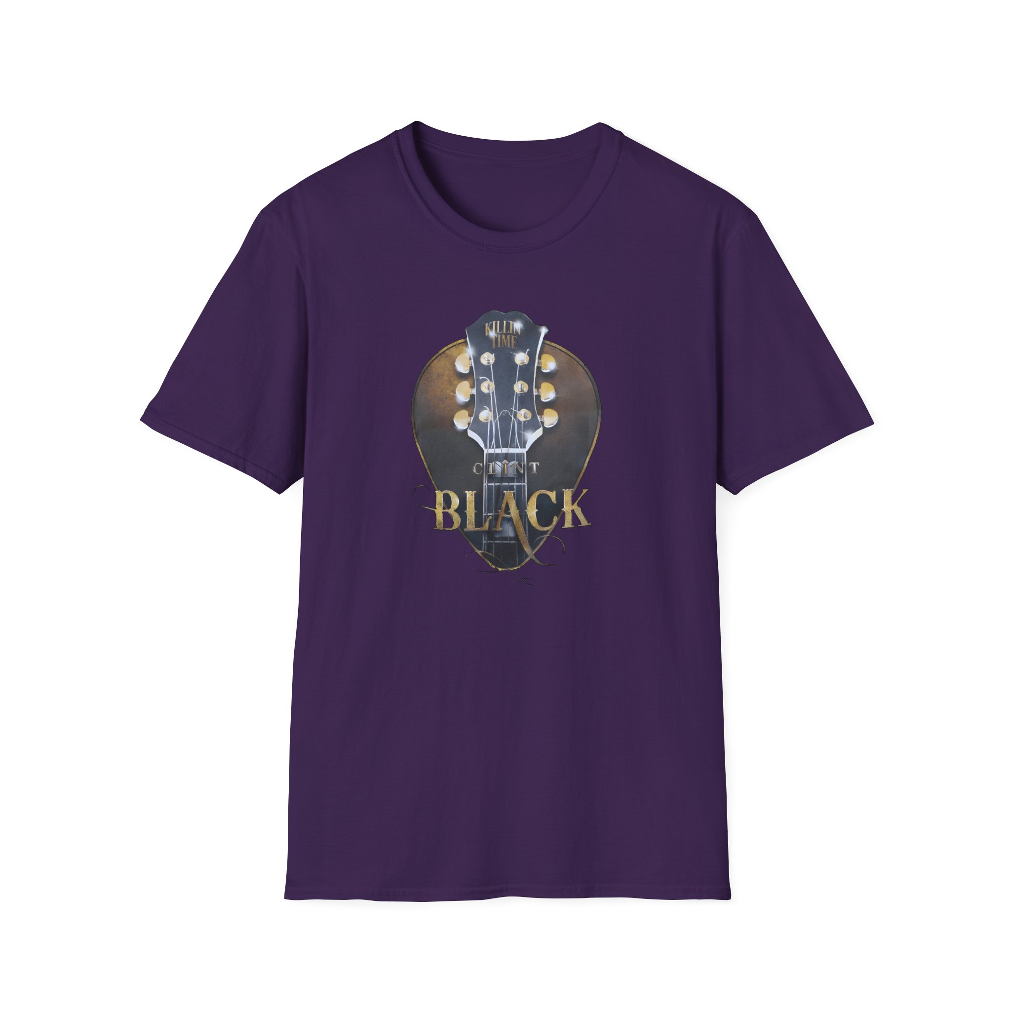 Clint Black Headstock Unisex Softstyle T-Shirt