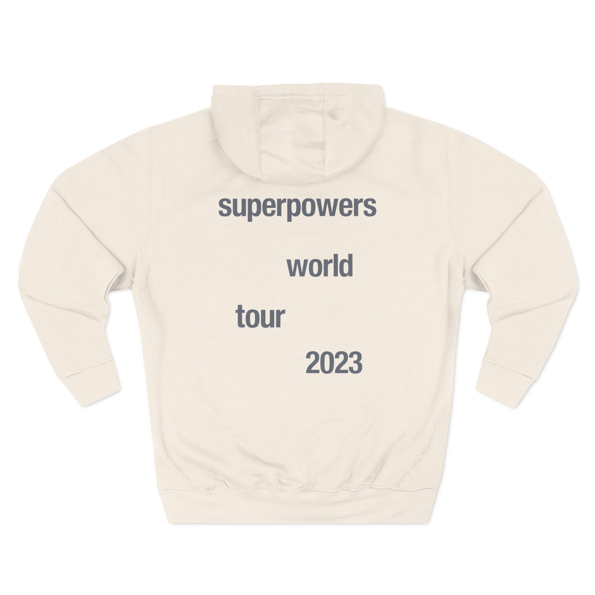 Daniel Caesar Superpowers World Tour Three-Panel Fleece Hoodie