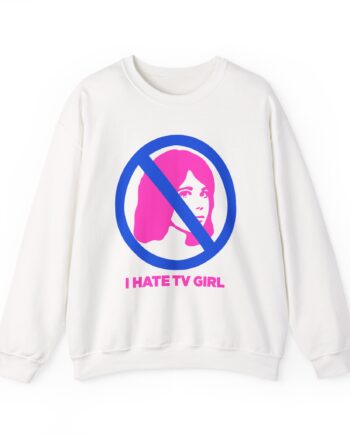 I Hate Tv Girl Unisex Heavy Blend™ Crewneck Sweatshirt