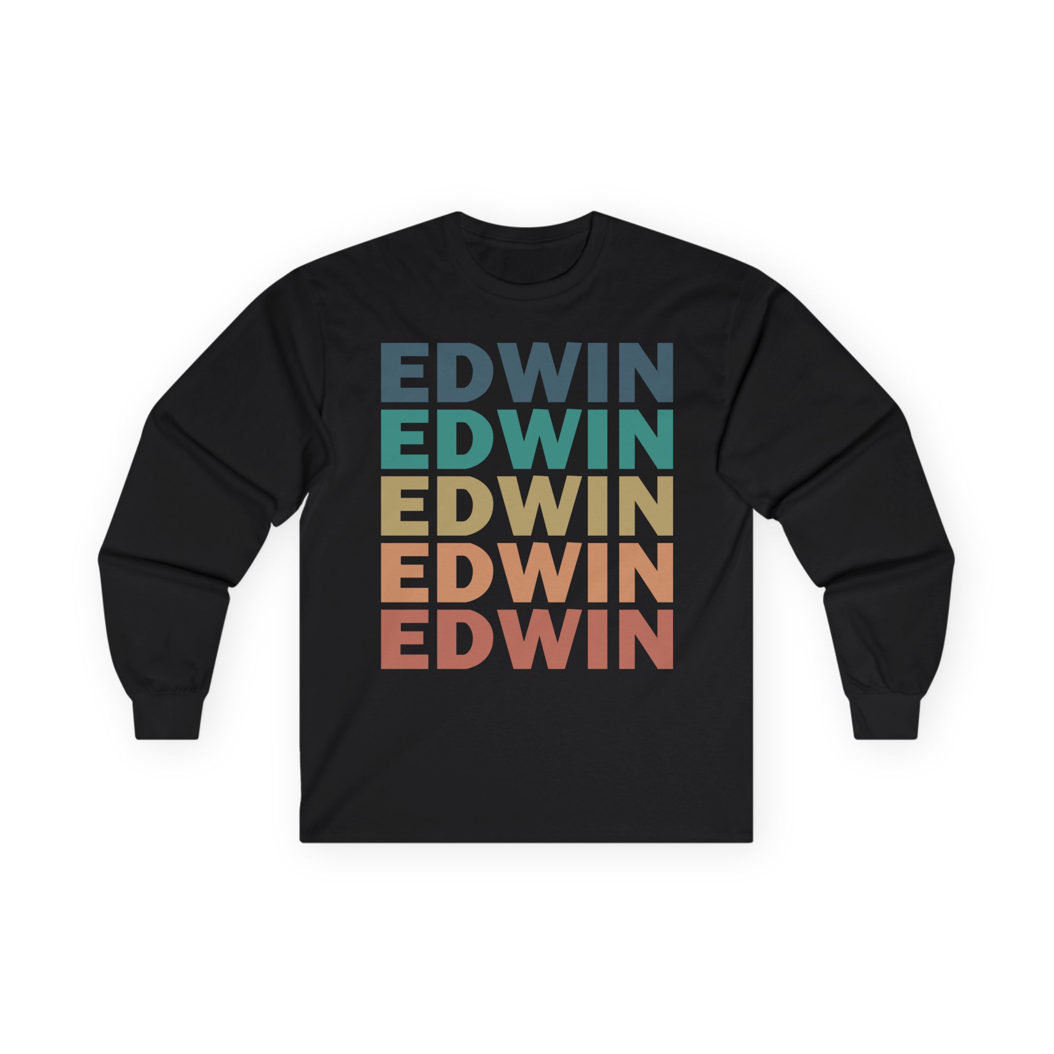 Edwin Rosen Retro Unisex Ultra Cotton Long Sleeve Tee