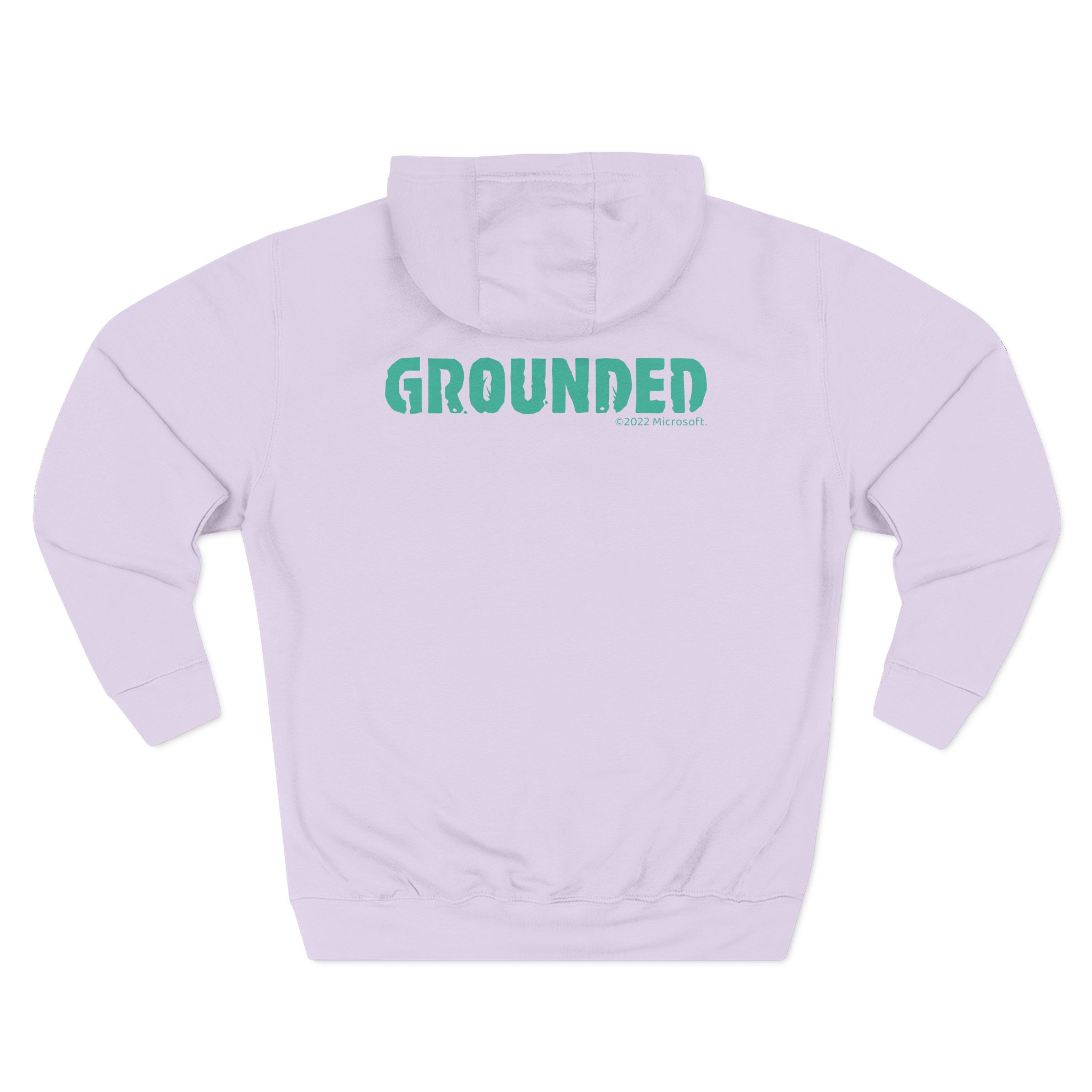Grounded Faces Three-Panel Fleece Hoodie
