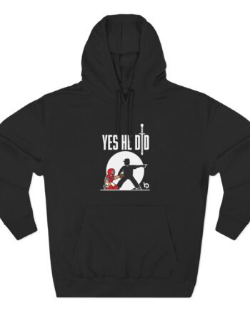 Trevor Bauer Yes He Did Three-Panel Fleece Hoodie