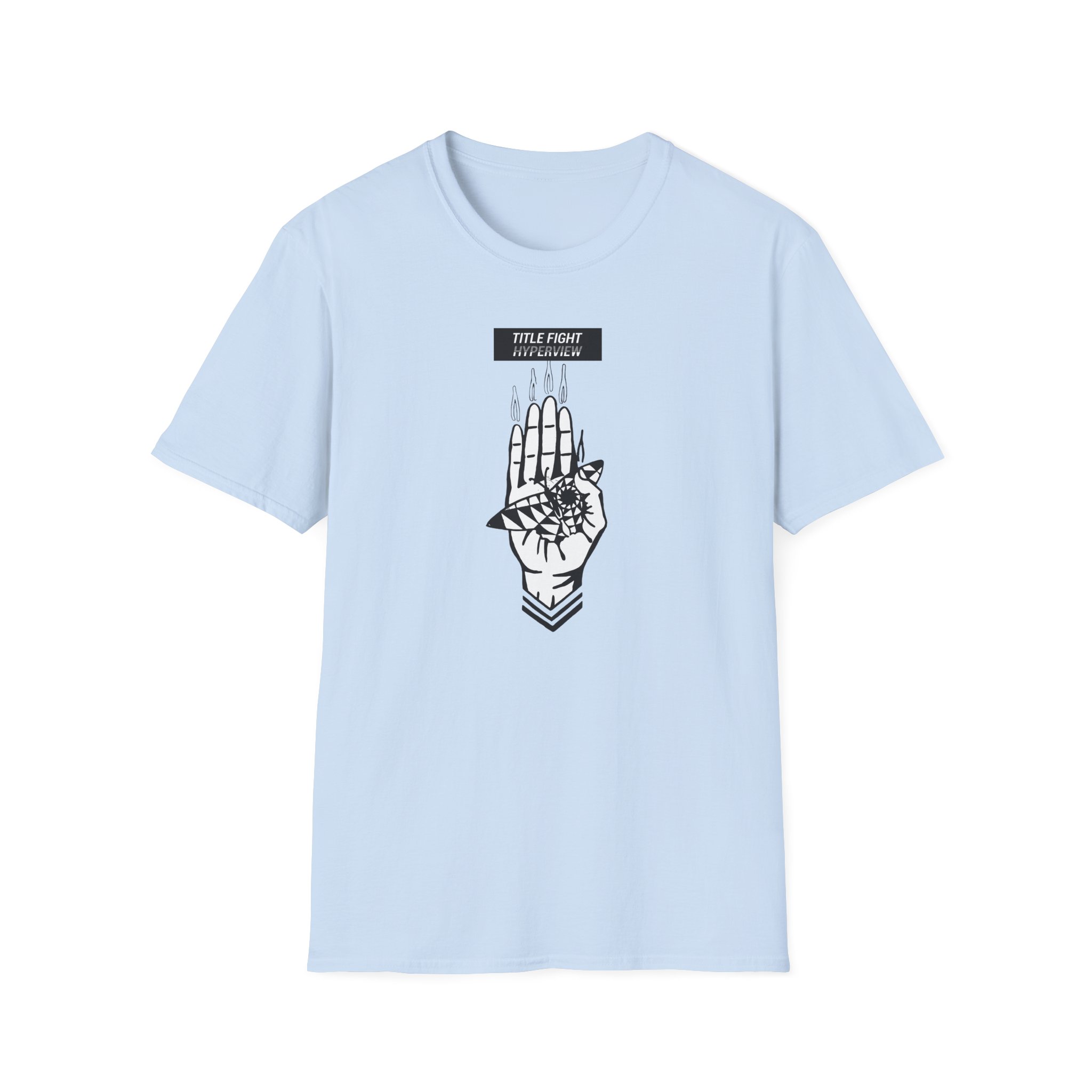 Title Fight Hyperview Hand Unisex Softstyle T-Shirt
