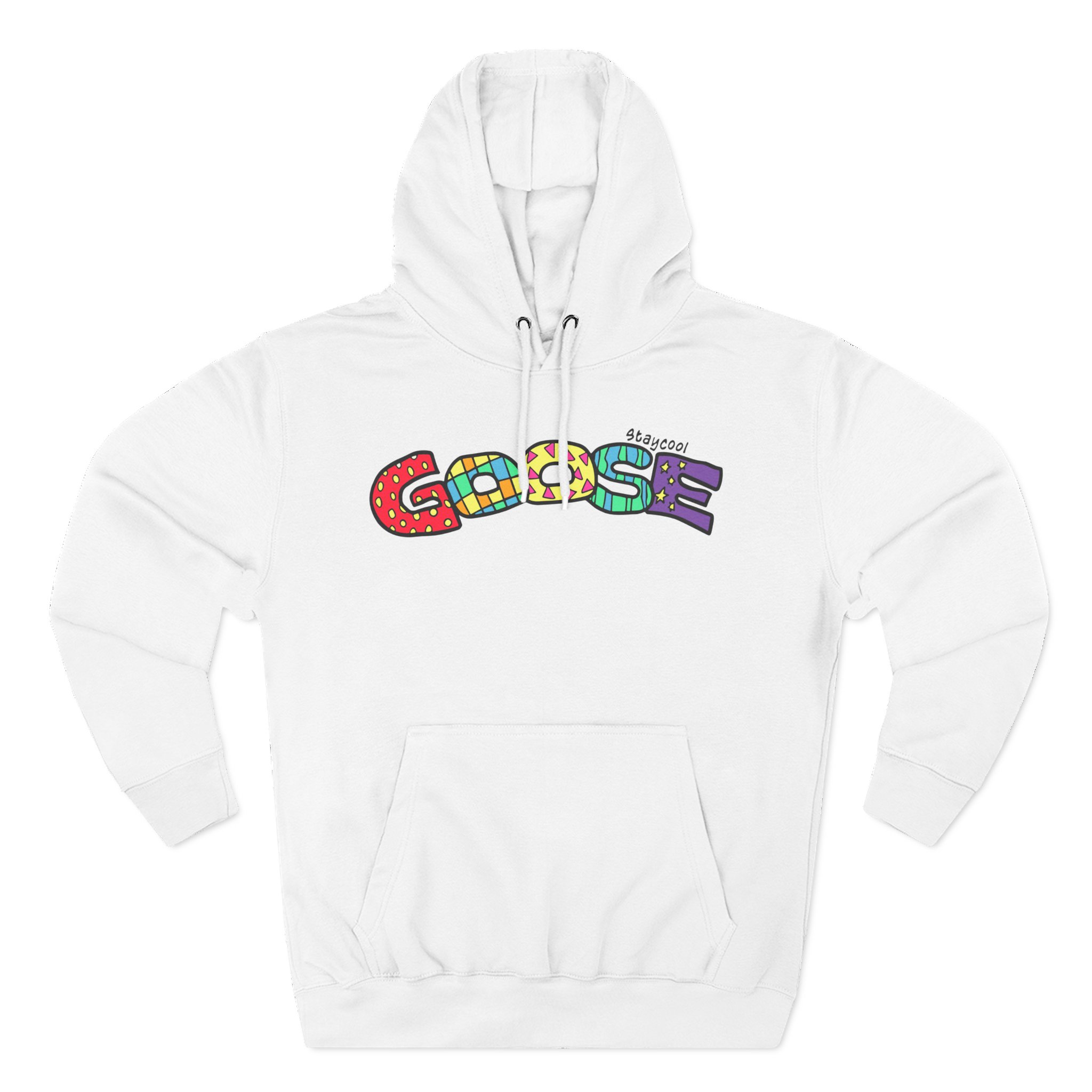 Goose x Staycool Rainbow Three-Panel Fleece Hoodie