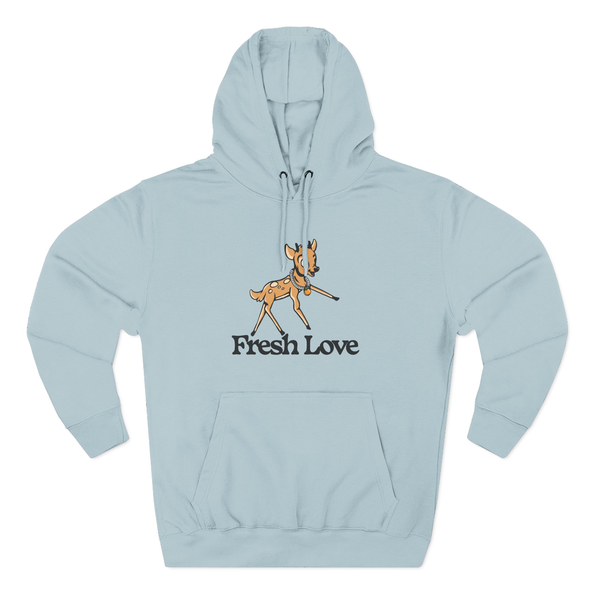 Fresh Love Bambi Three-Panel Fleece Hoodie