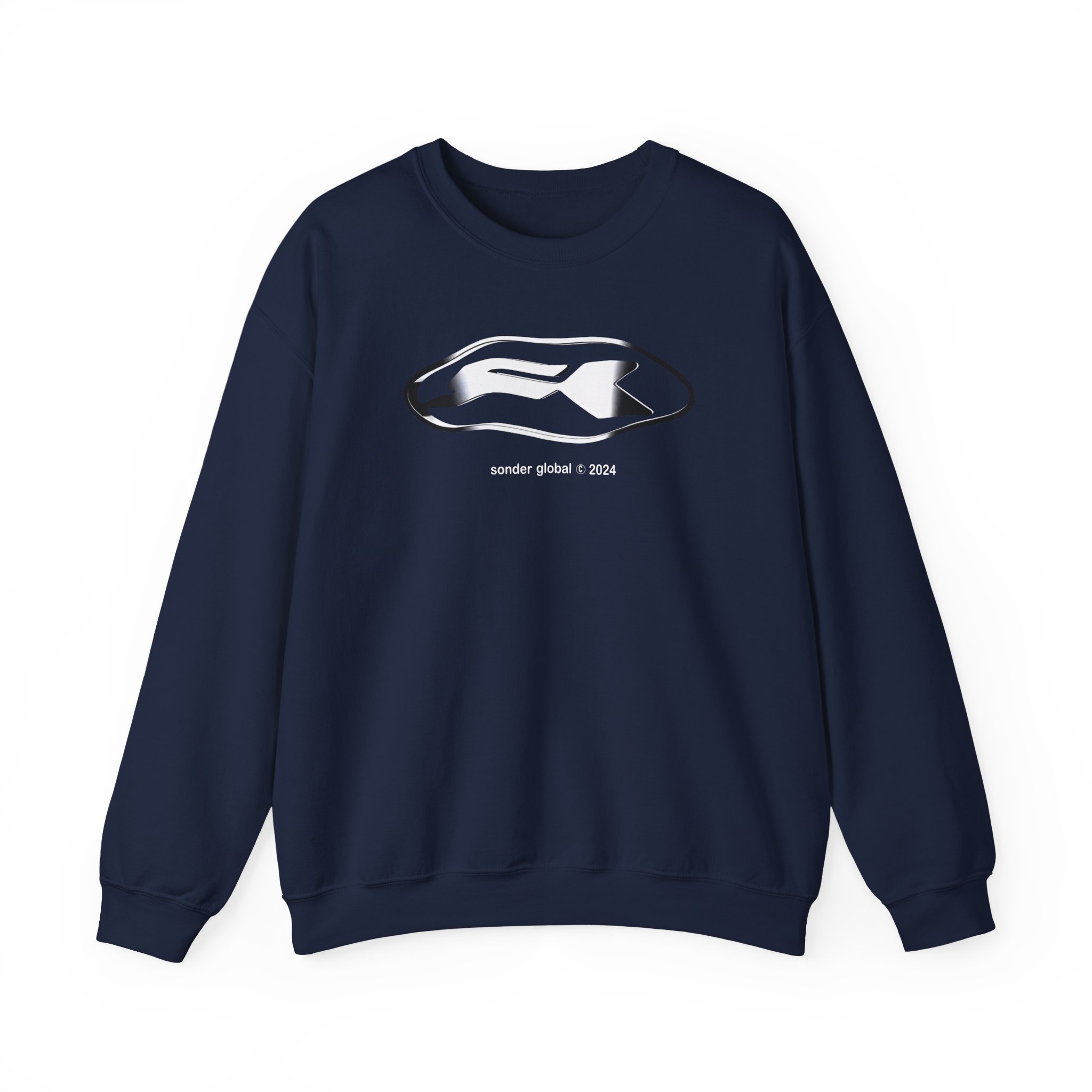 Sonder Chrome Sr Logo Baby Unisex Heavy Blendâ„¢ Crewneck Sweatshirt