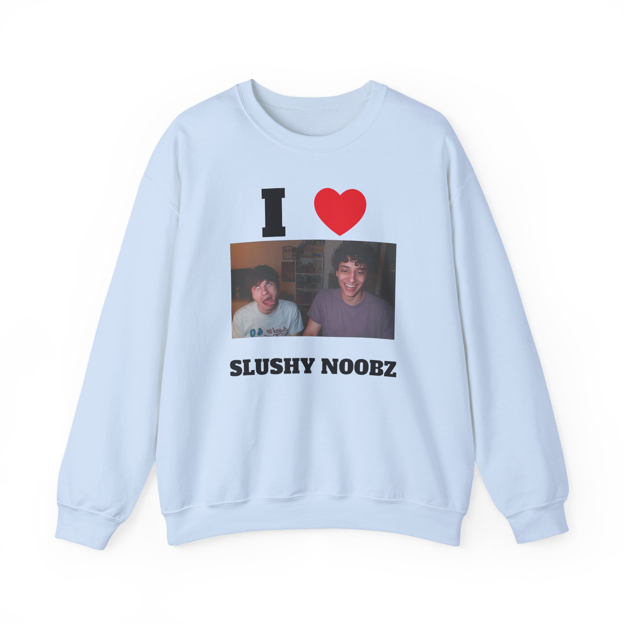 I Heart Slushy Noobz Unisex Heavy Blendâ„¢ Crewneck Sweatshirt