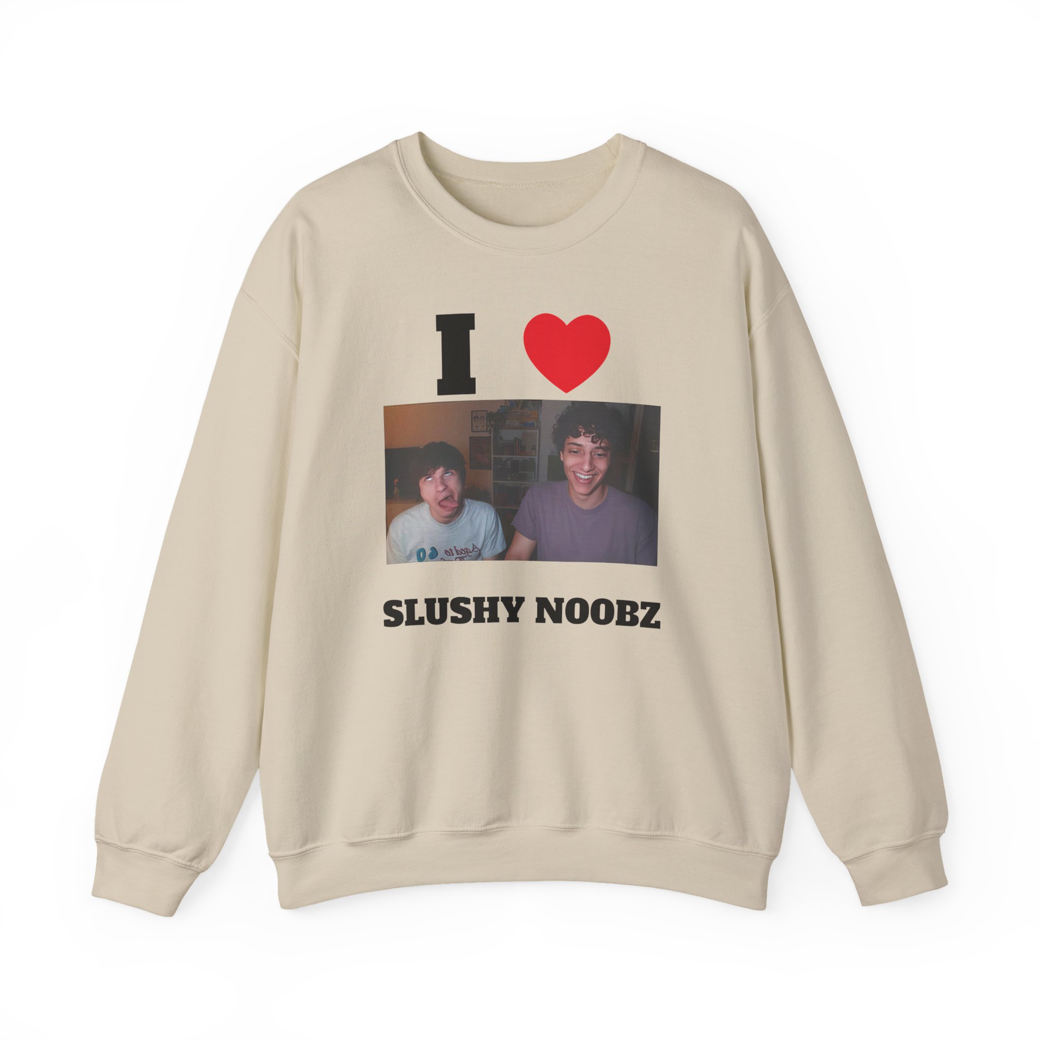 I Heart Slushy Noobz Unisex Heavy Blendâ„¢ Crewneck Sweatshirt