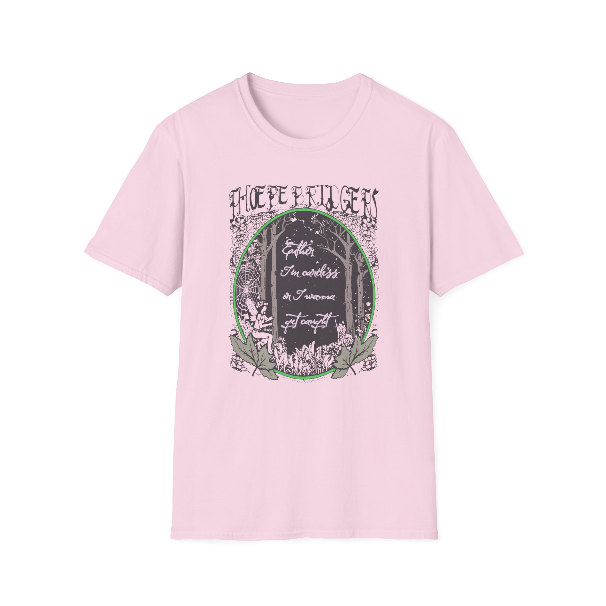 Phoebe Bridgers Ether Tin Cartels on I Wanna Get Caught Unisex Softstyle T-Shirt