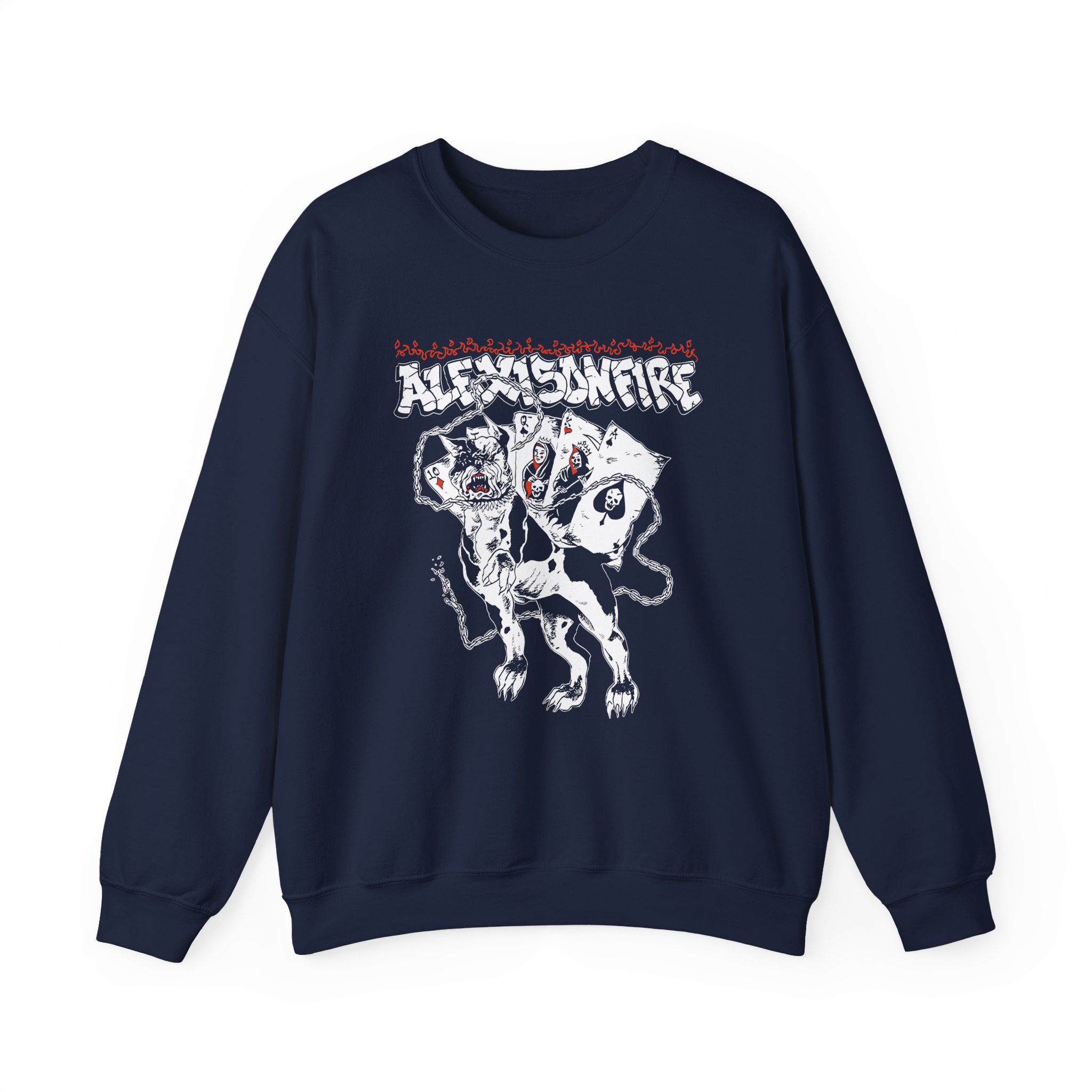Alexisonfire Dog Chain Unisex Heavy Blendâ„¢ Crewneck Sweatshirt