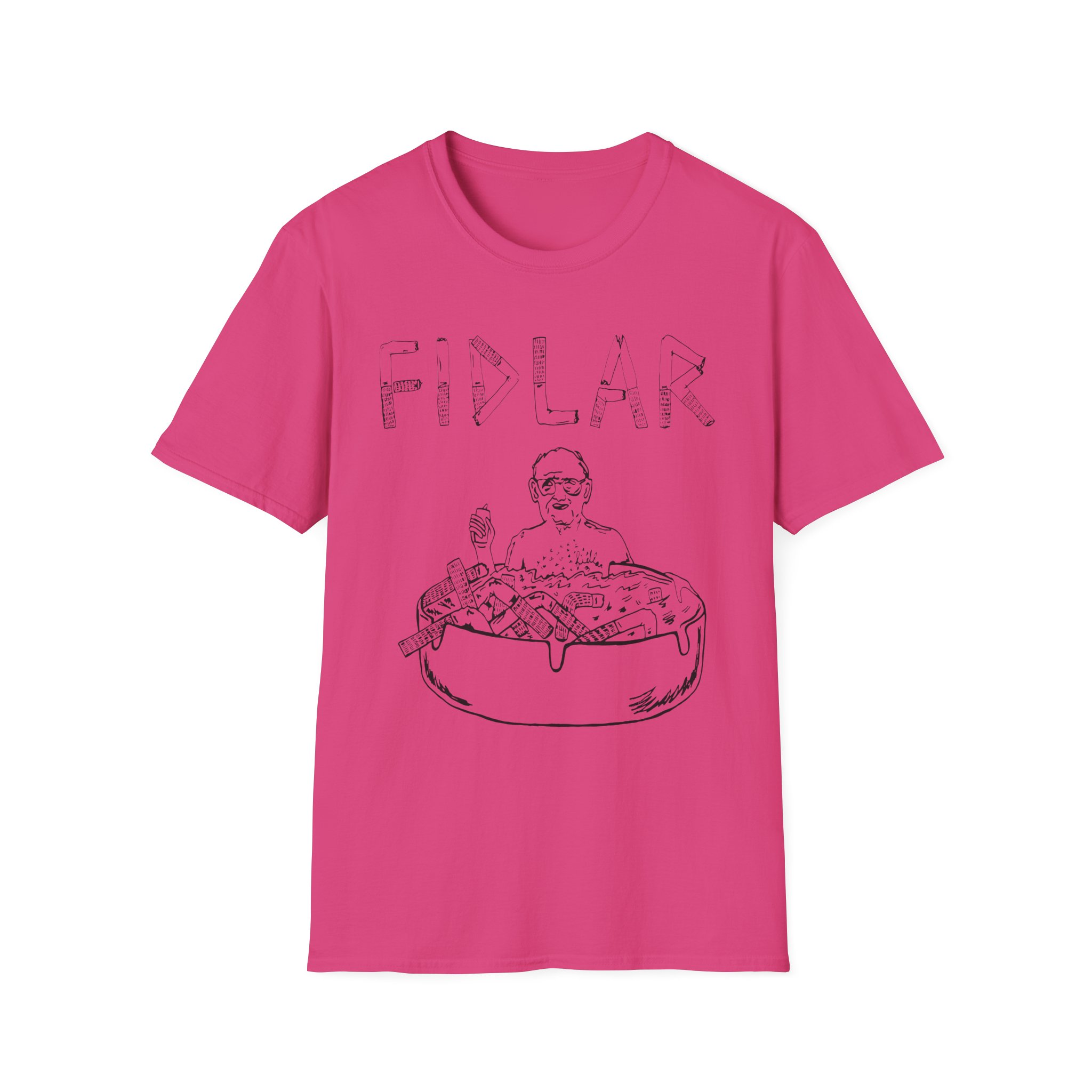 Fidlar Ashtray Unisex Softstyle T-Shirt