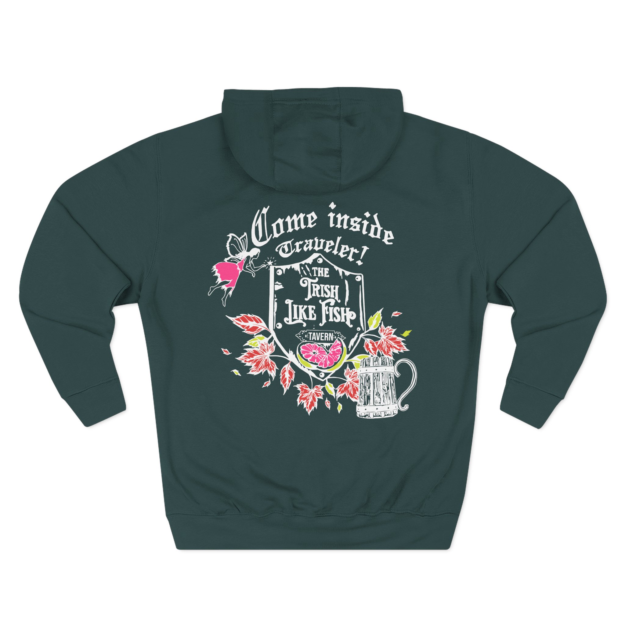 Just Trish Three-Panel Fleece Hoodie