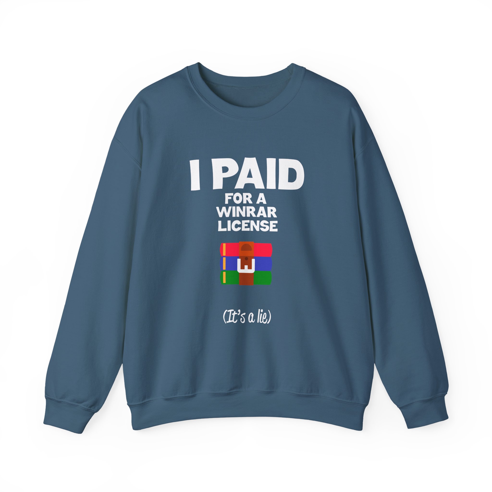 Winrar I Paid for a License Unisex Heavy Blendâ„¢ Crewneck Sweatshirt