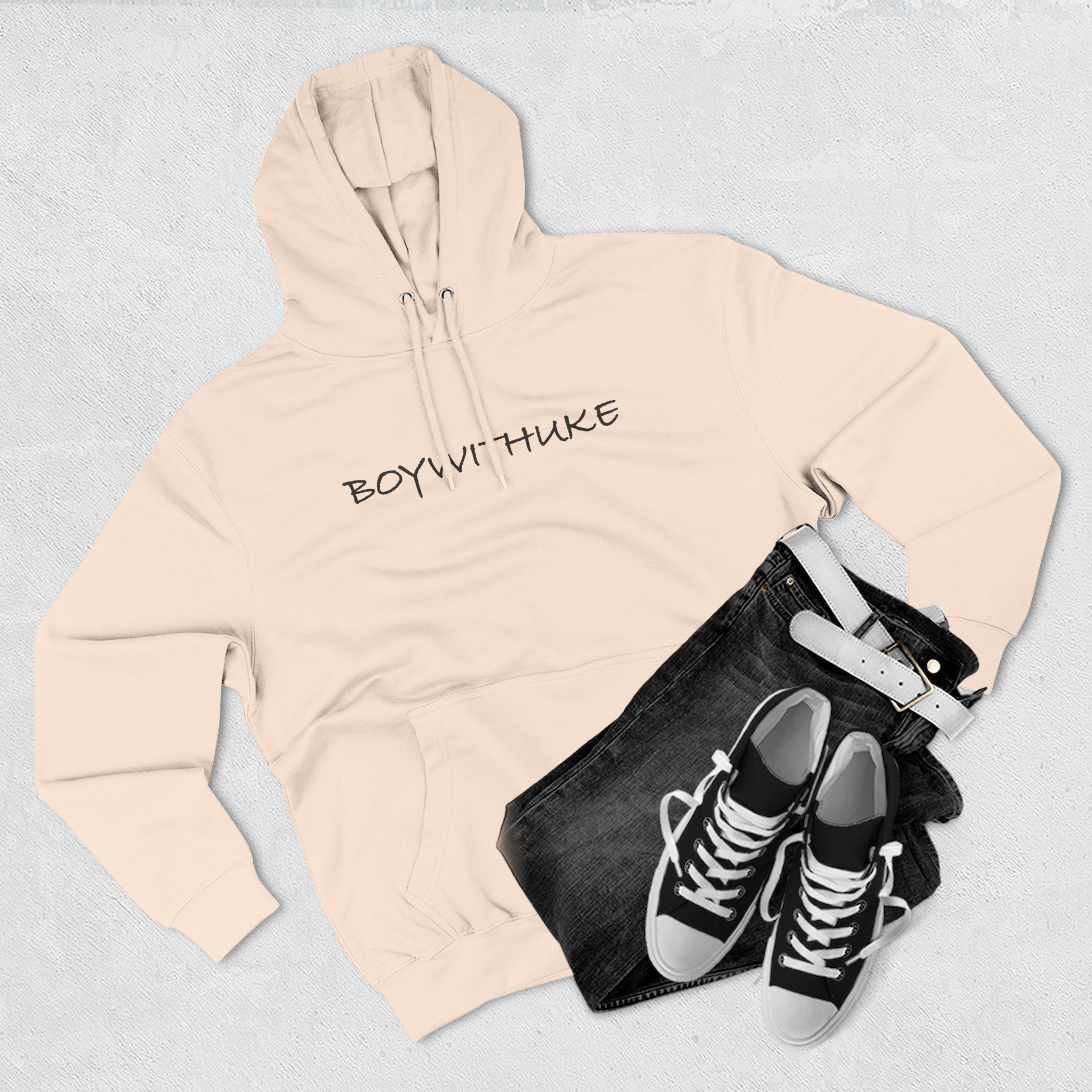 Boywithuke Three-panel Fleece Hoodie
