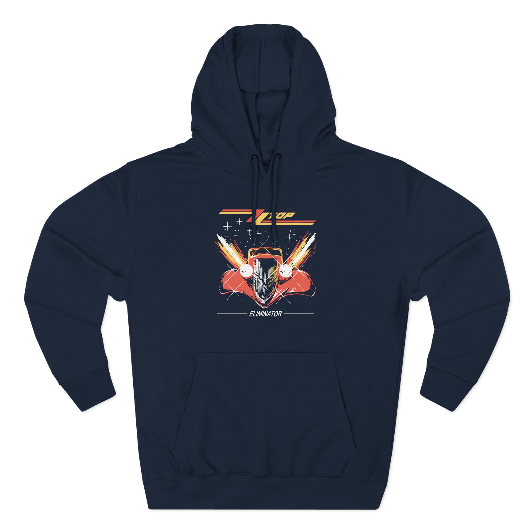 ZZ Top Eliminator Illustrated Three-Panel Fleece Hoodie