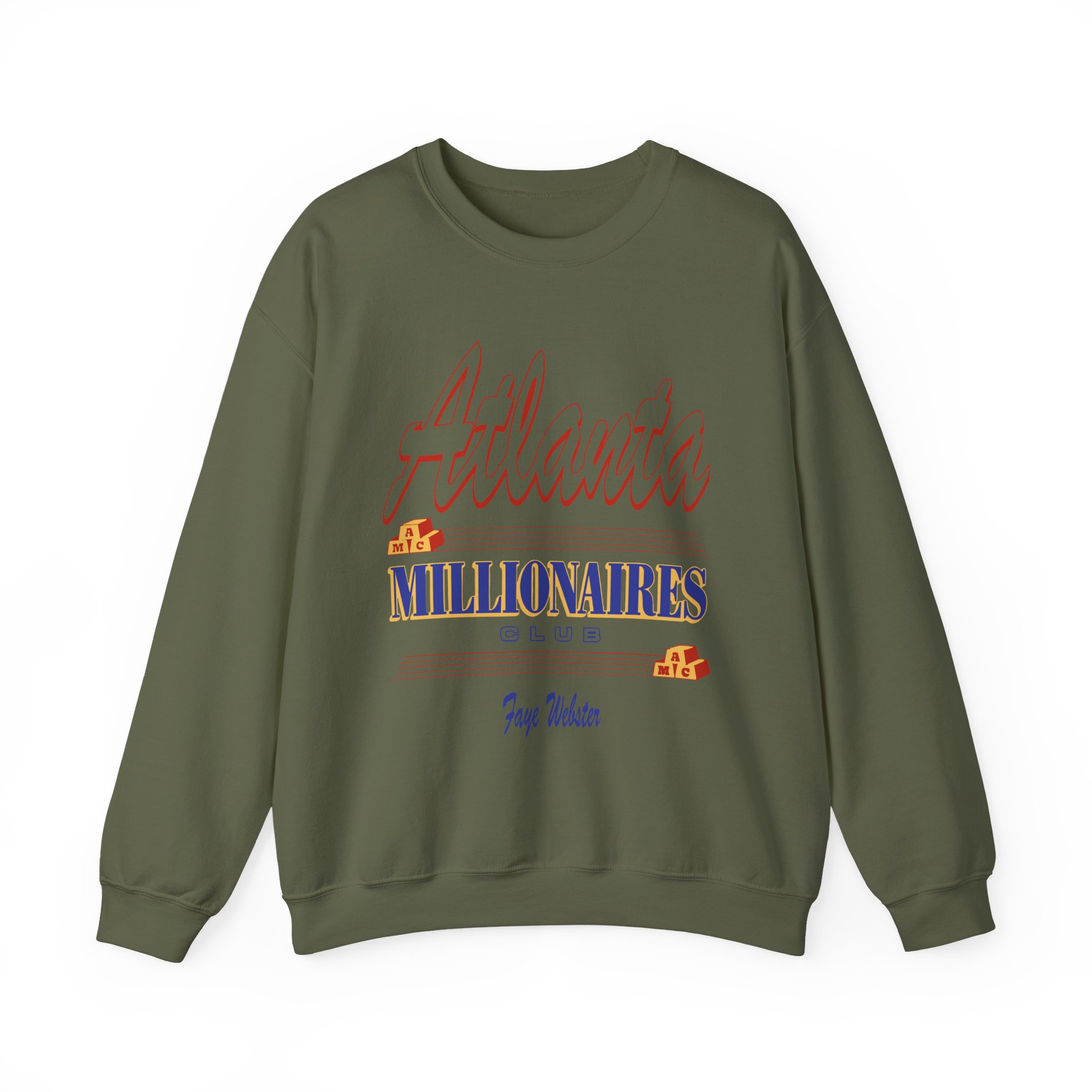 Faye Webster Atlanta Millionaires Club Unisex Heavy Blendâ„¢ Crewneck Sweatshirt