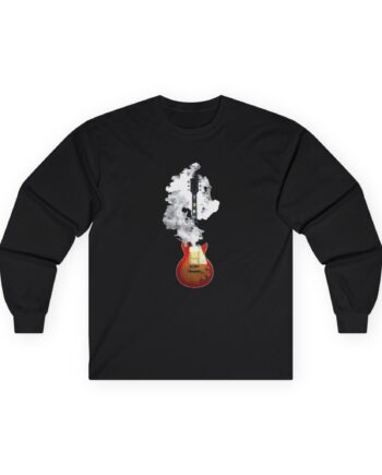 Ace Frehley Smoking Guitar Unisex Ultra Cotton Long Sleeve Tee