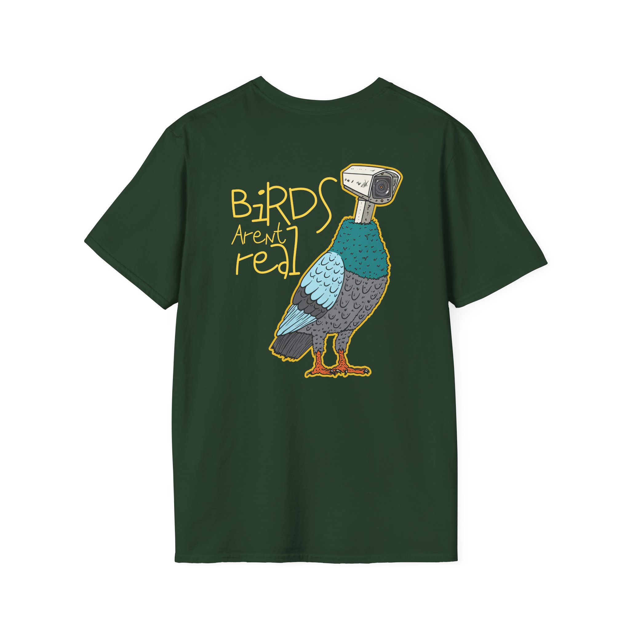 Birds Arent Real Unisex Softstyle T-Shirt