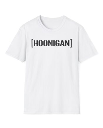 Hoonigan Bracket Censor Bar Logo Unisex Softstyle T-Shirt